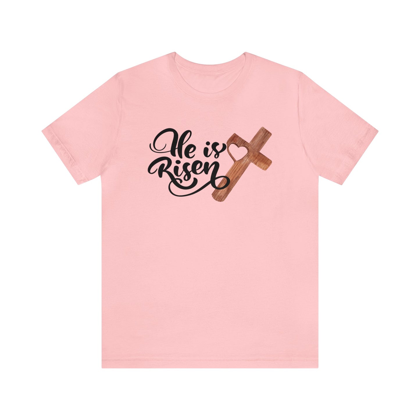 "He is Risen" T-Shirt | Religious Easter Shirt for Women | Easter Tee Shirt for Women with Meaning | Gift for Her | Religious Easter Apparel for Women | Women's Easter Tee Shirt