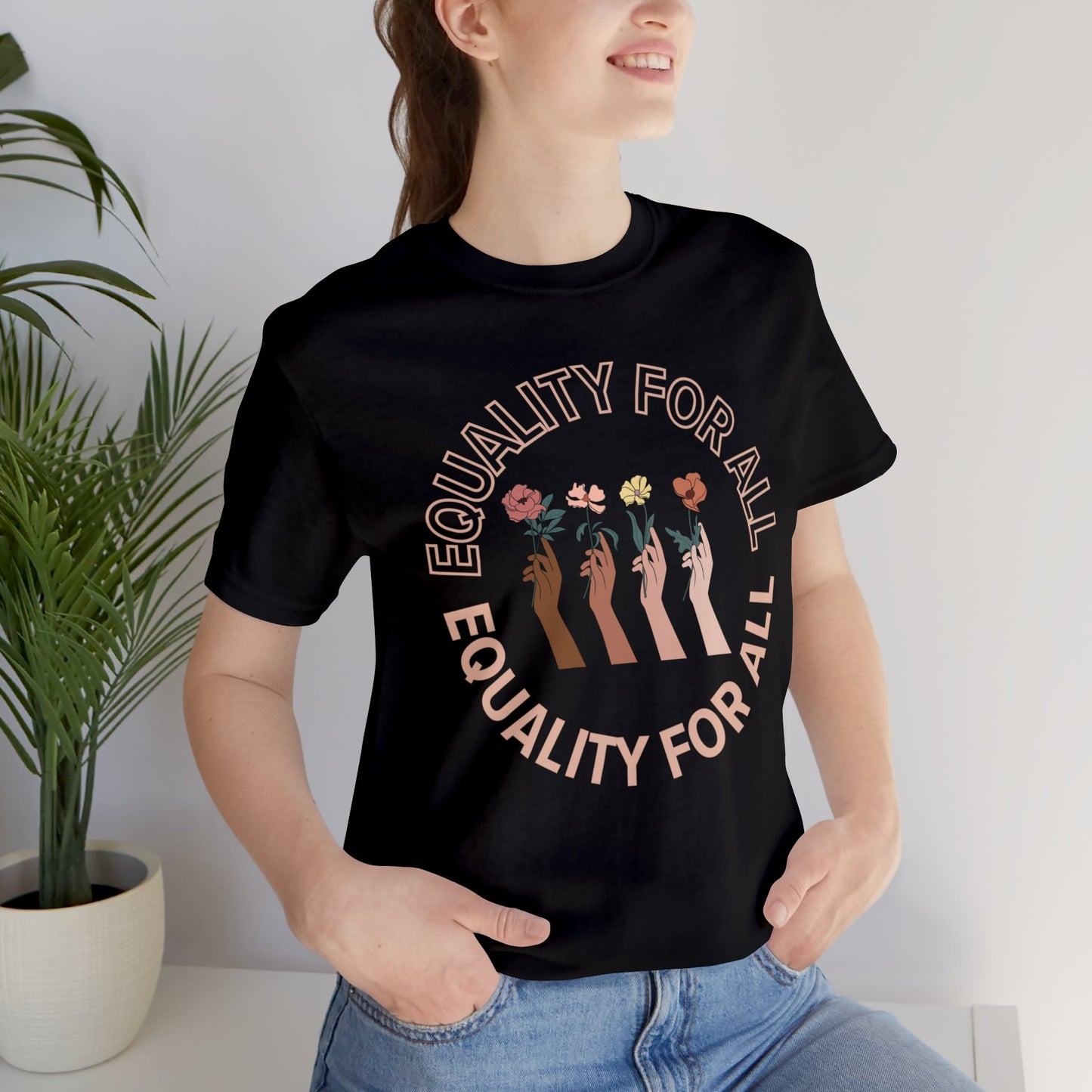 "Equality for All" T-Shirt | Women's Empowerment Shirt | Gifts for Her | Equality Shirt for Women | We Are All Equal Tee | Ladies Empowering Shirt | Christmas Gift Ideas for Women | Uplifting Women's Tee Shirts | Statement Shirt for Women