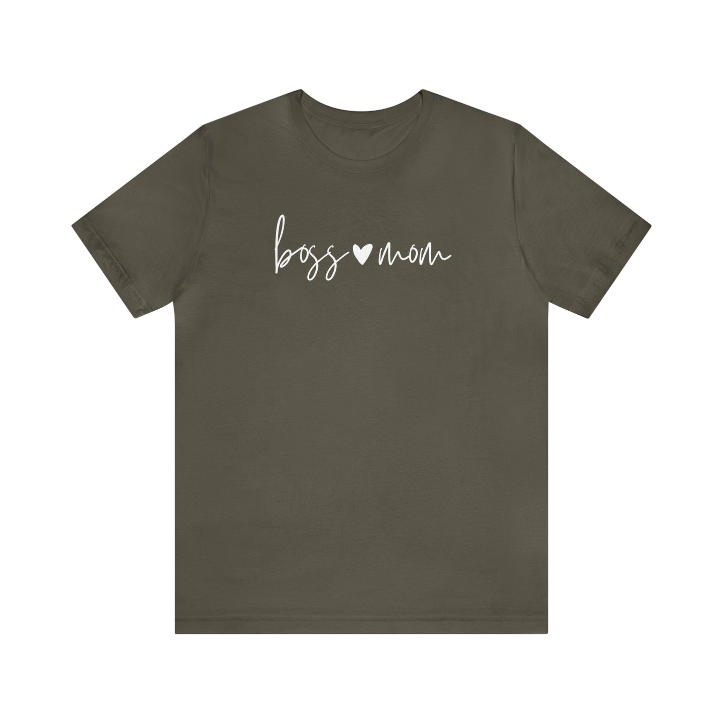 "Boss Mom" T-Shirt | Mom Life Shirt | Trendy Dog Mom Apparel | Birthday Gift Ideas for Dog Mom | Dog Mama Shirt | Dog Mom Shirt | Gift Idea for Mom of Fur Baby | Mom of Dogs Shirt | Pet Mom Shirt