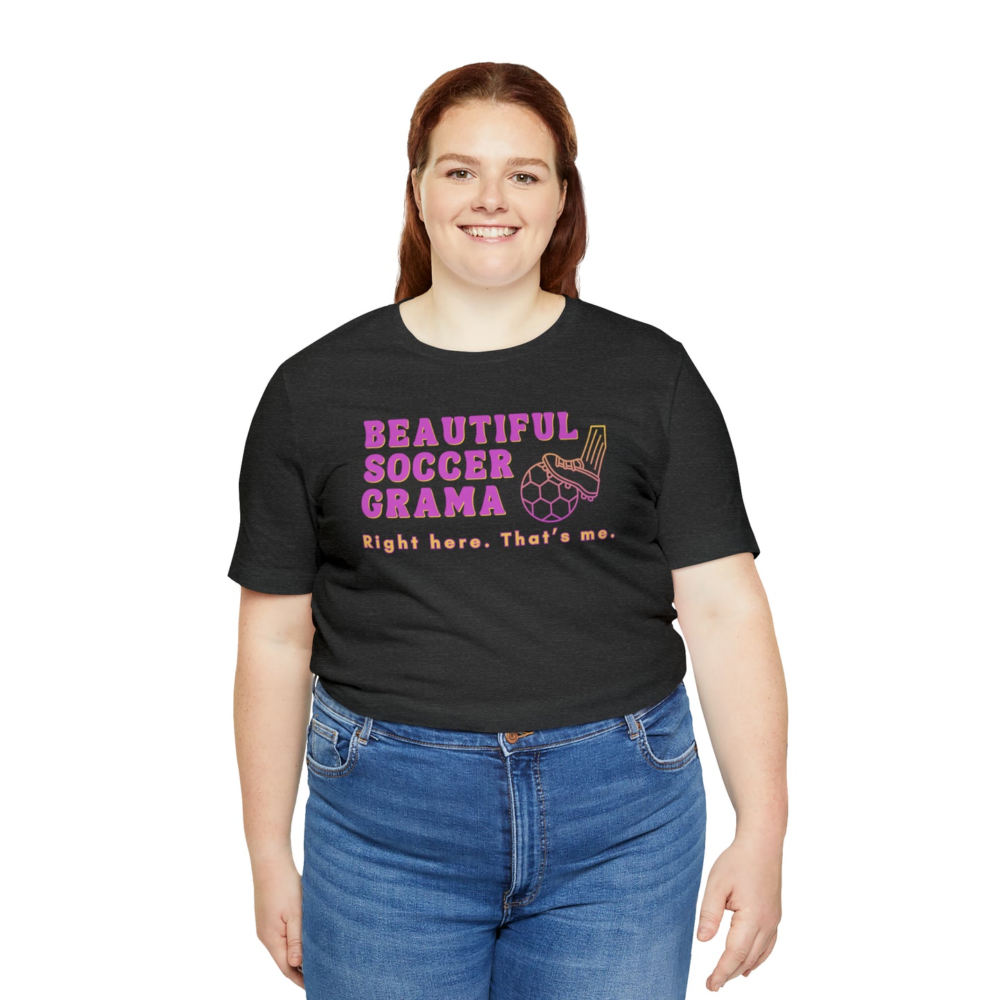 "Beautiful Soccer Grama" T-Shirt | Soccer Grama Shirt | Perfect Gift for Soccer Grandmas | Trendy Soccer Grandma Apparel | Funny Grama Shirt | Soccer Grama Tee | Mother's Day Gift Ideas for Grama