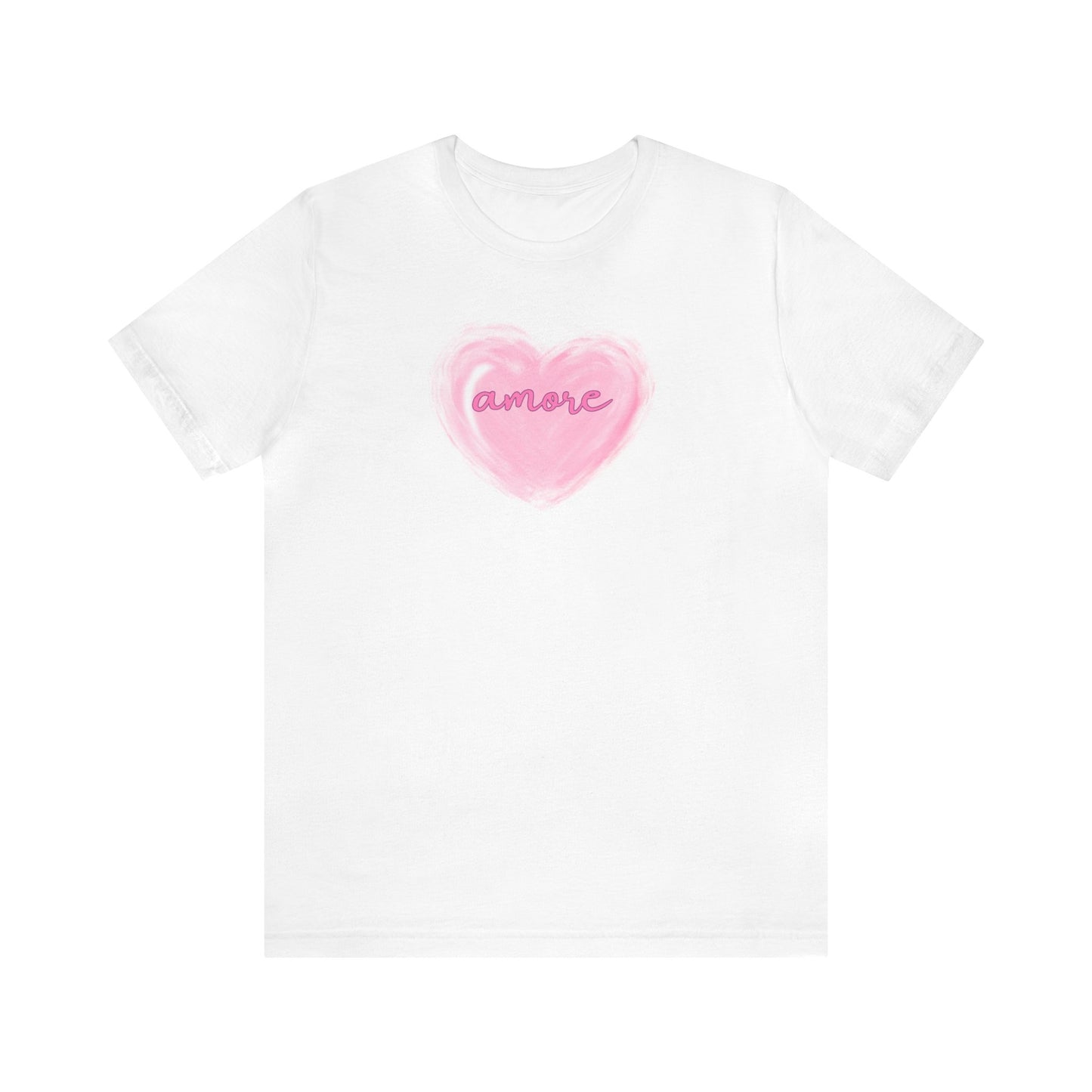 "Amore" T-Shirt | Simple Women's Valentine's Day Shirt | Gift for Her | Ladies Tee for V Day | Womens Love Shirt for Valentine's Day | V-Day Tee Shirt for Women