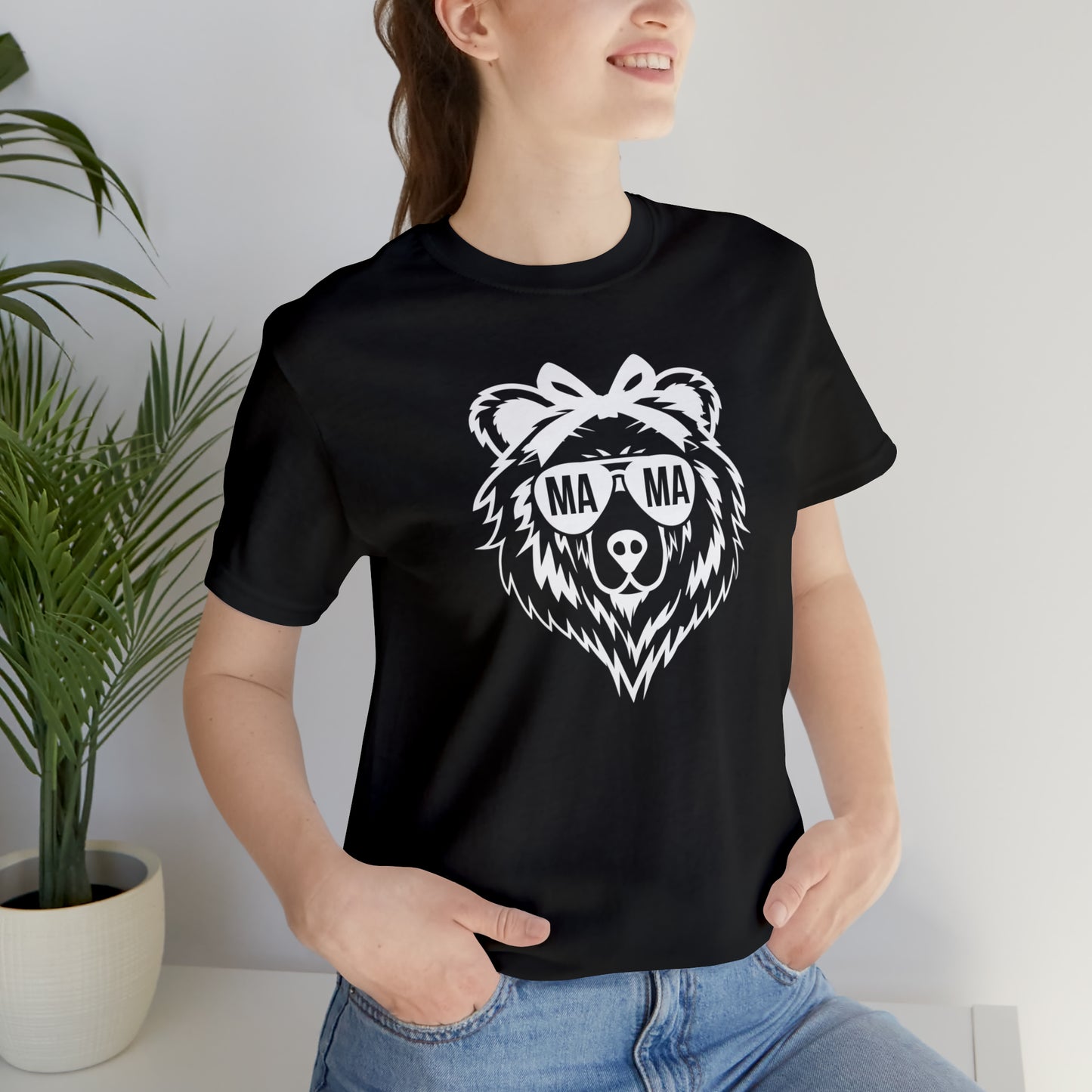 "Mama Bear" T-Shirt | Adorable and Comfy Tee for Mama Bears | Fun and Cute T-Shirt for Moms | Stylish Clothing for Moms | Birthday Gift Ideas for Mom