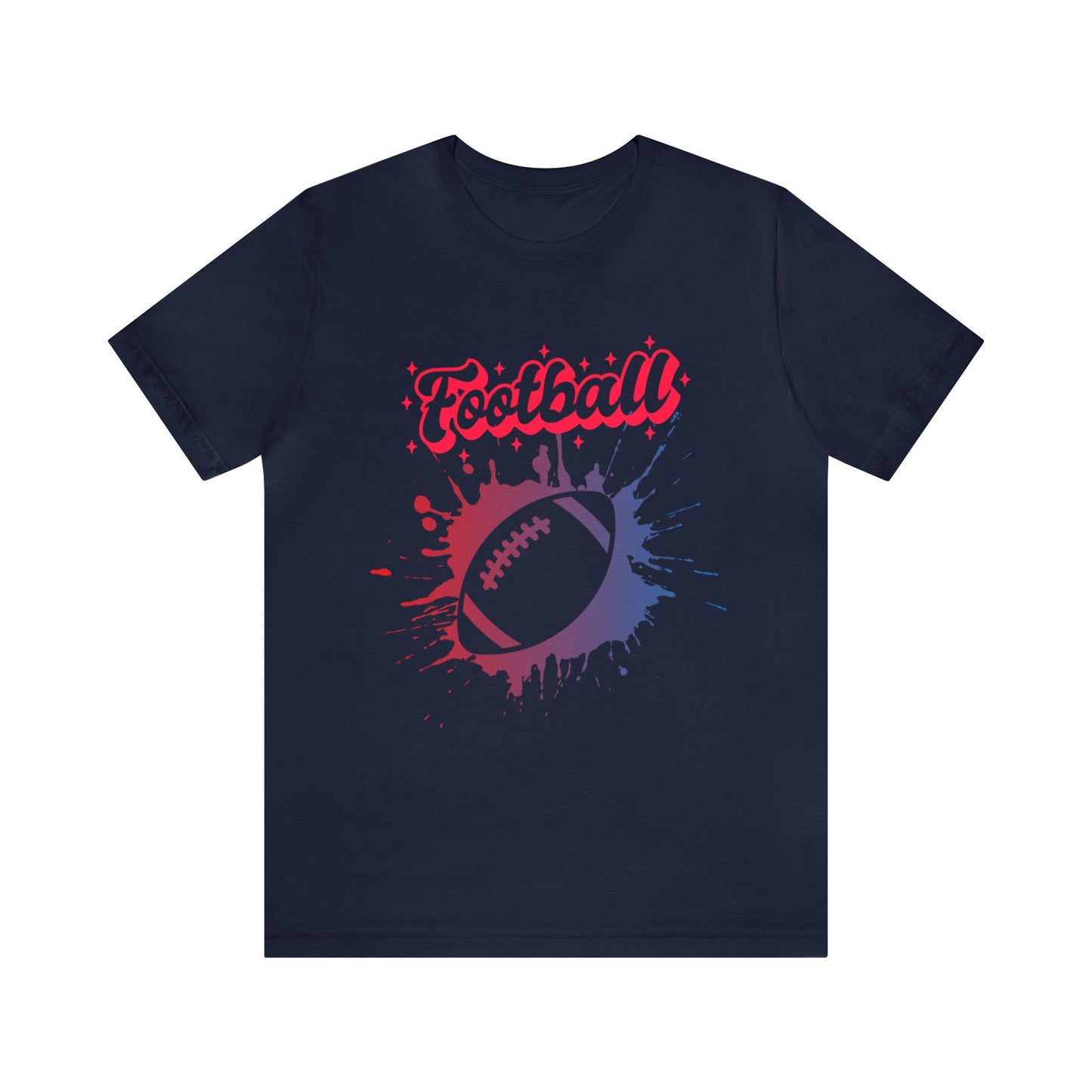 "Football" T-Shirt | Women's Football Apparel | Ladies Football Shirt | Football Mom Tee | Gifts for Female Football Fans | Game Day Shirt for Football | Womens Football Fan Shirt | Trendy Football Shirt