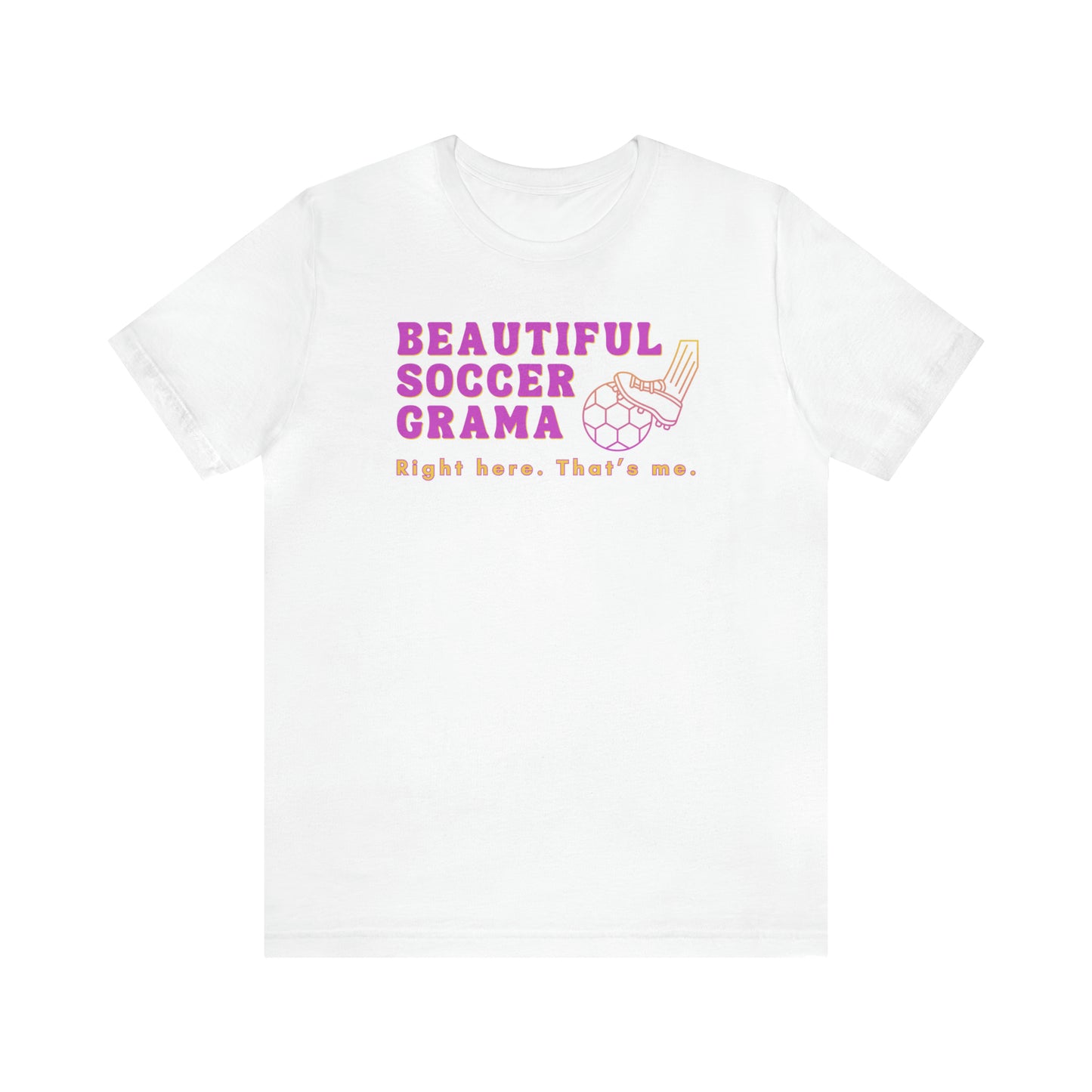 "Beautiful Soccer Grama" T-Shirt | Soccer Grama Shirt | Perfect Gift for Soccer Grandmas | Trendy Soccer Grandma Apparel | Funny Grama Shirt | Soccer Grama Tee | Mother's Day Gift Ideas for Grama