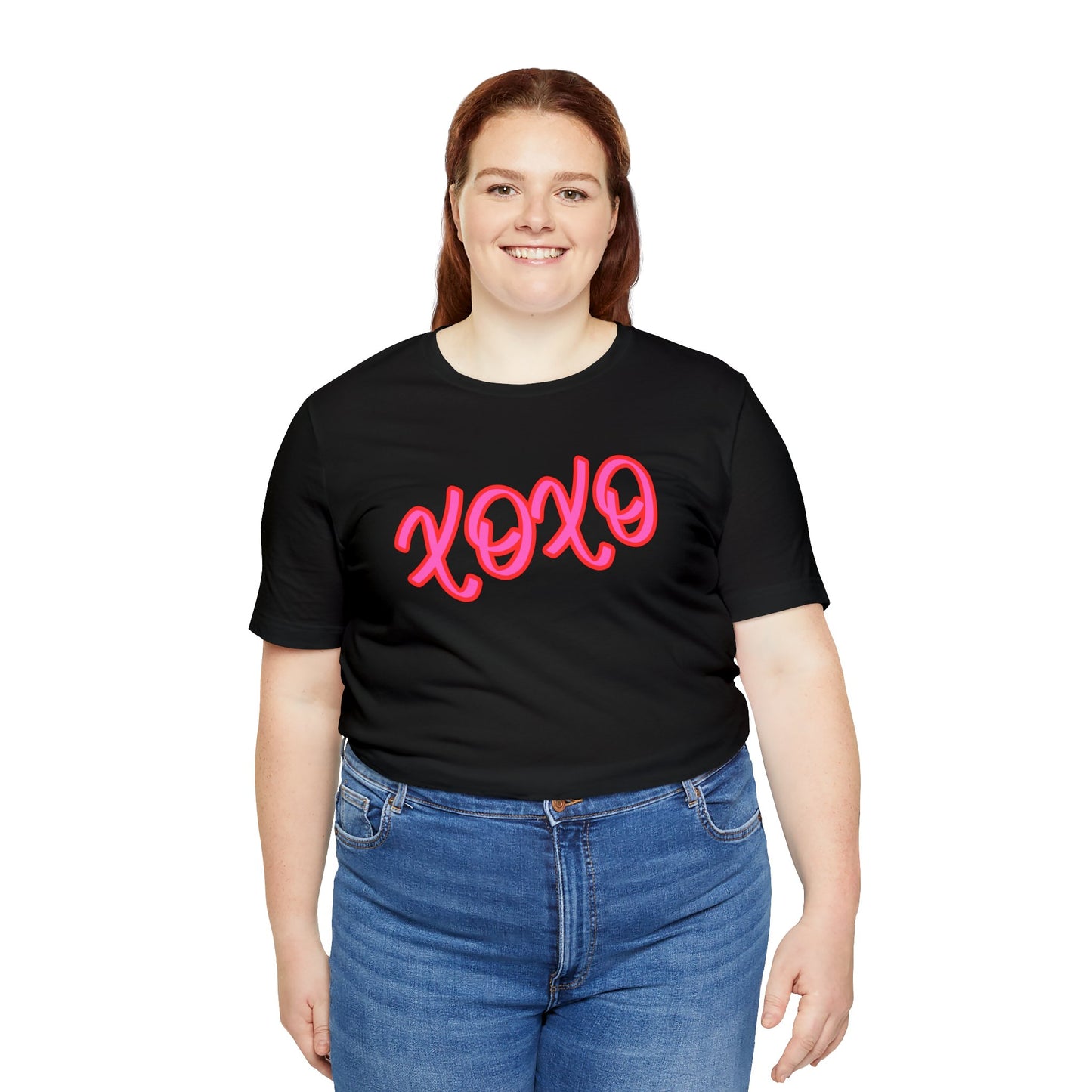 "XOXO" T-Shirt | Women's Hugs & Kisses Shirt | Ladies Valentine's Shirt | V Day Shirt for Her | Birthday Gift for Her | Valentine's Day T-shirts for Women | Gift for Her | Valentines Gift Ideas | V-Day Apparel