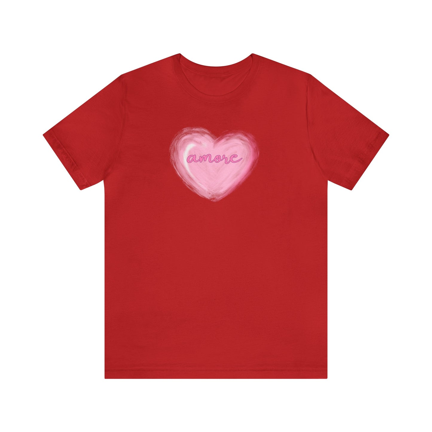 "Amore" T-Shirt | Simple Women's Valentine's Day Shirt | Gift for Her | Ladies Tee for V Day | Womens Love Shirt for Valentine's Day | V-Day Tee Shirt for Women