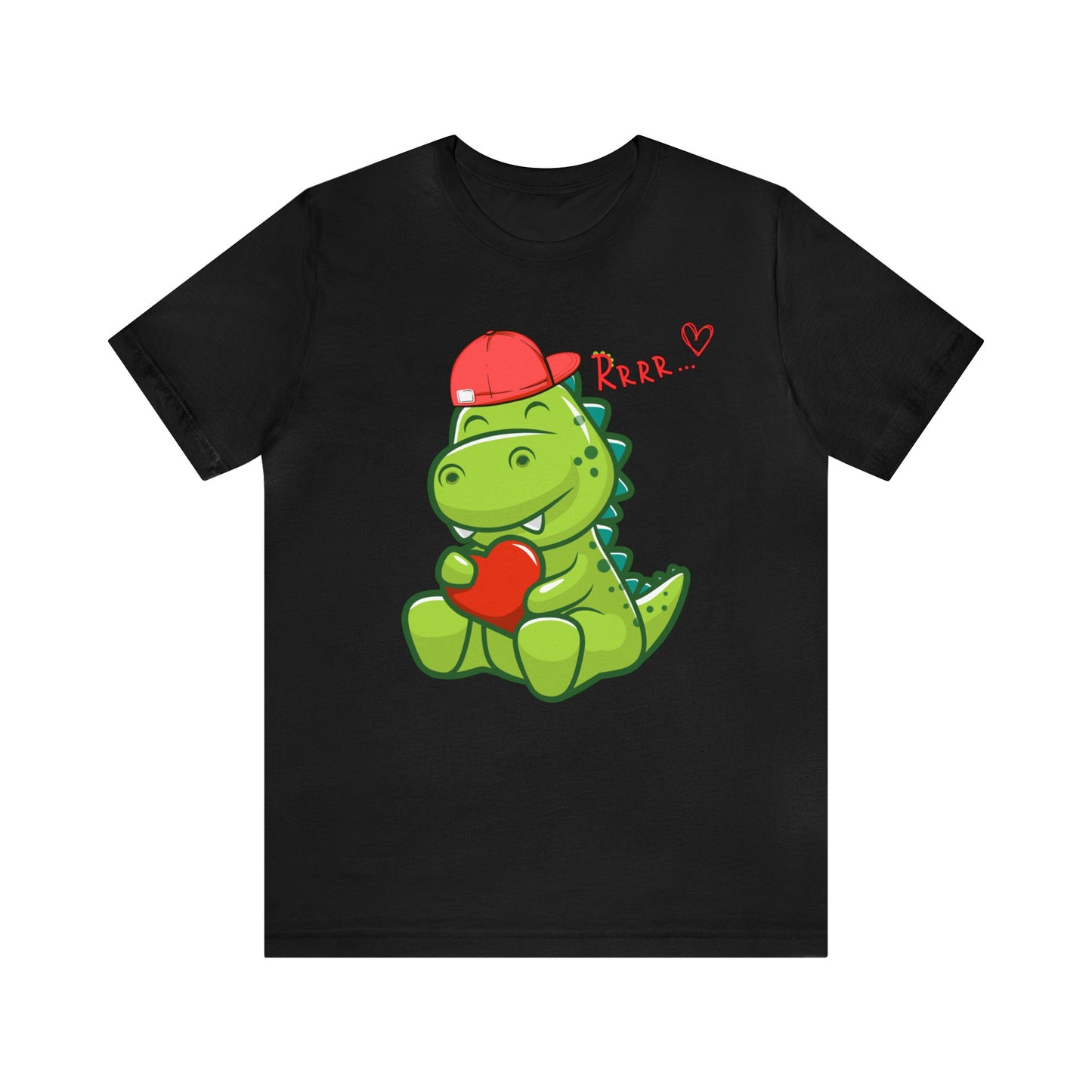 "Valentine's Day Dino" T-Shirt | Women's Valentine's Shirt | Valentine's Day T-shirts for Women | Women's Dino Shirt | Valentines Gift Ideas for Mom | Valentine's Dino Shirt