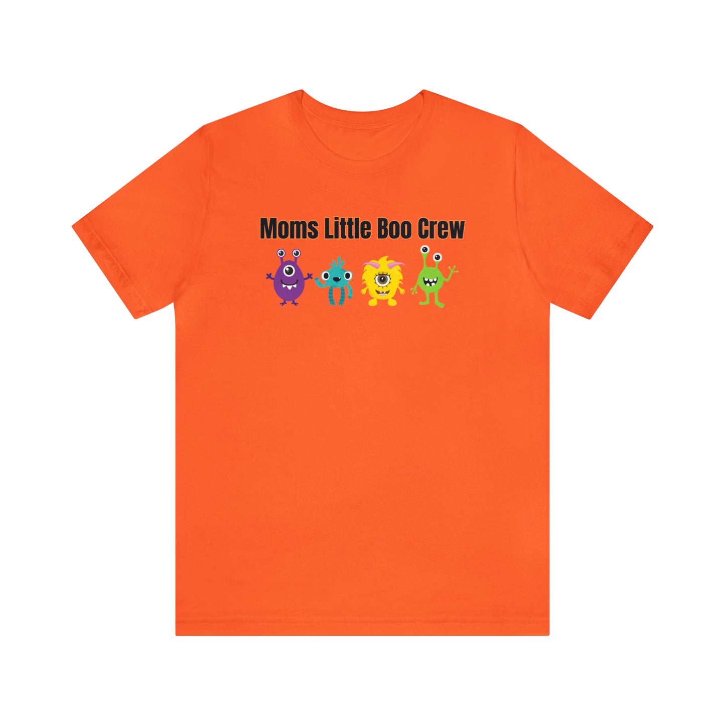 "Moms Little Boo Crew 4" T-shirt | Mom of 4 Halloween Shirt | Mama Halloween Shirt | Trendy Halloween Apparel | Funny Halloween T-Shirts for Moms | Monster Halloween Mom Shirt | Witchy Mom Shirt | Birthday Gift Ideas for Moms that Love Halloween