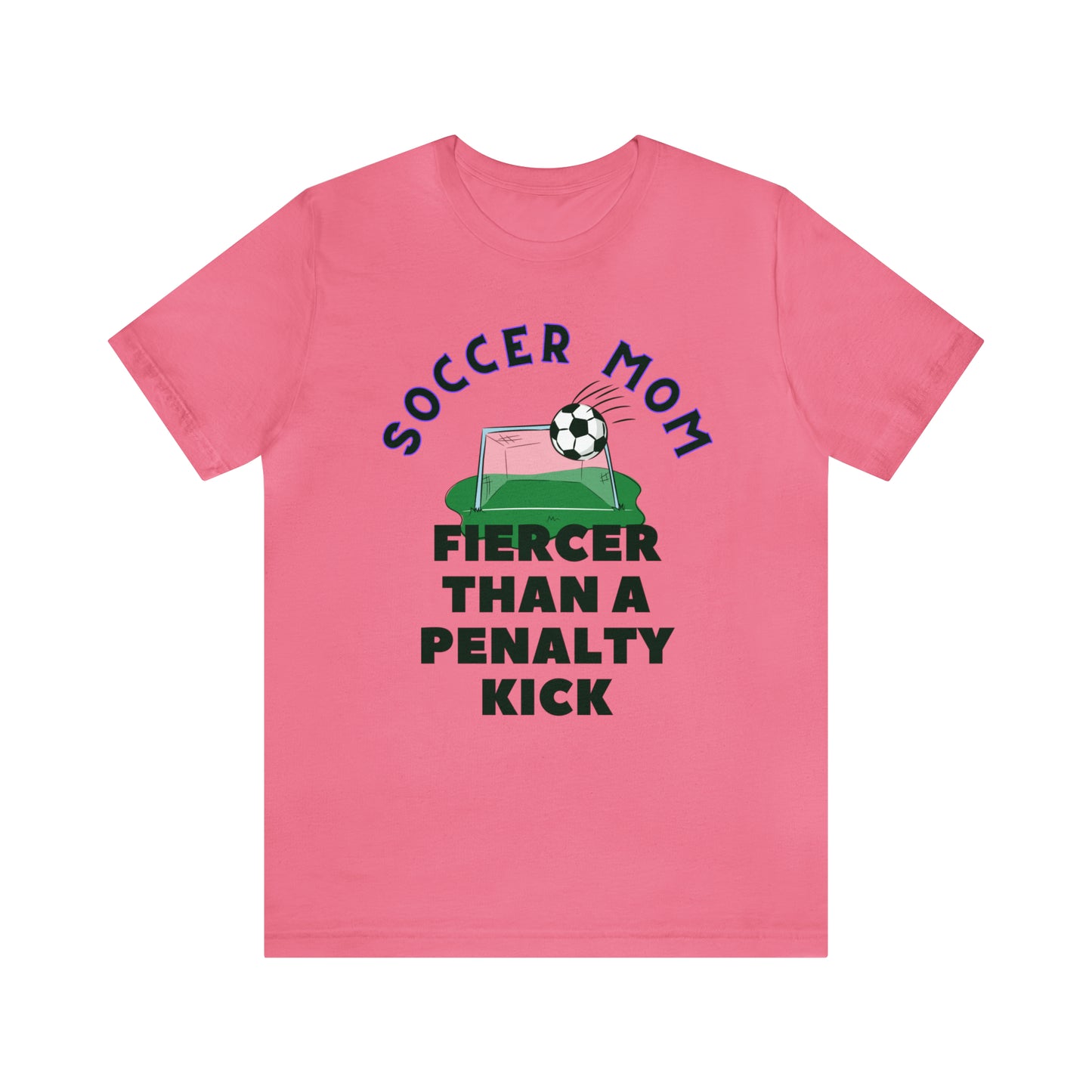 "Soccer Mom Fiercer Than a Penalty Kick" T-Shirt | Soccer Mom Shirt | Funny Soccer Mom Tee | Soccer Mom Apparel | Funny Shirt for Soccer Moms | Gift for Soccer Moms | Soccer Mama Shirt | Mother's Day Gift Ideas for Mom