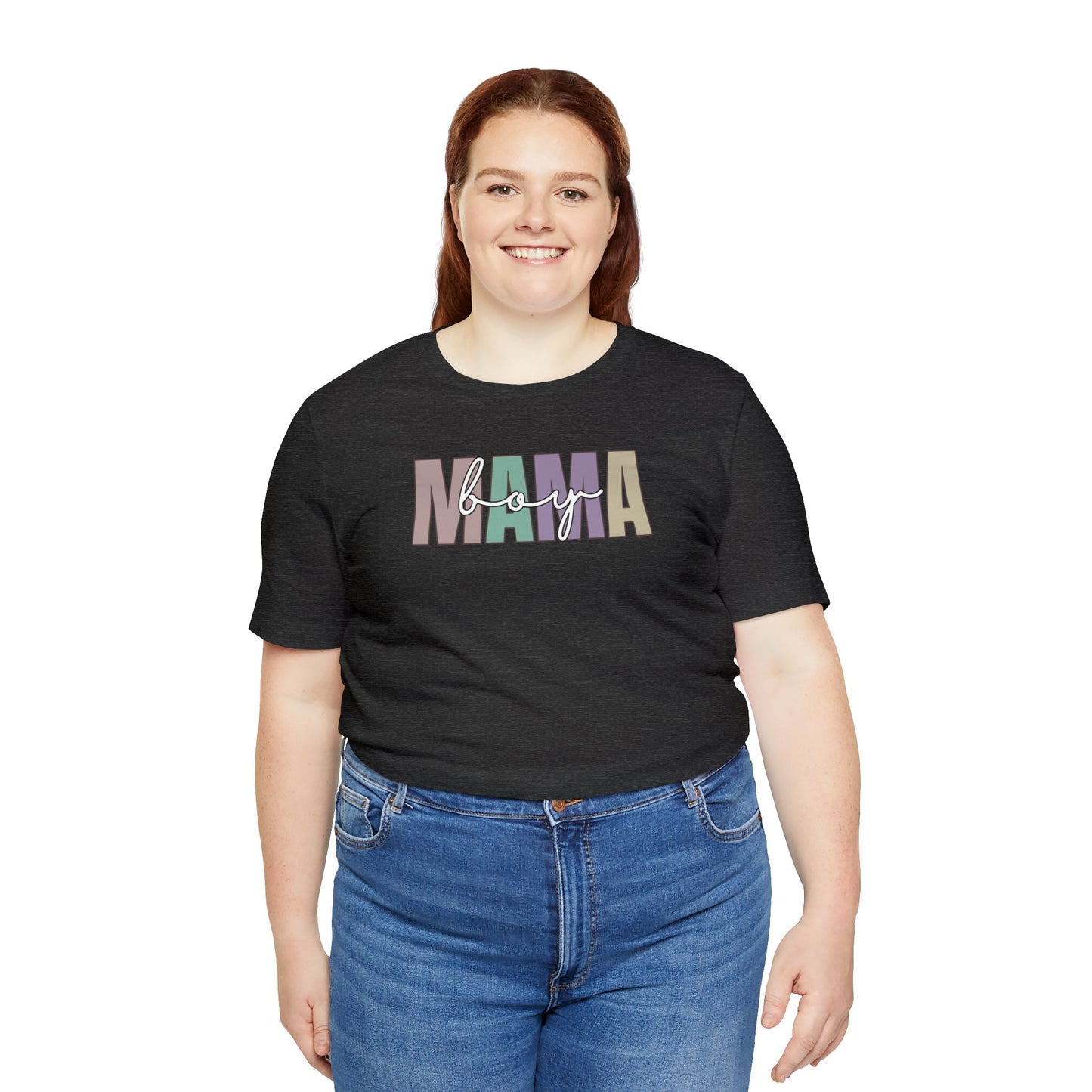 "Boy Mama" T-Shirt | Boy Mama Shirt | Cute Mama Apparel | Boy Mom Shirt | Mom Life Shirt | New Mom Gift | Perfect Gift for Moms of Boys | Trendy Boy Mom Apparel | Mama Shirt | Mom of Boys Shirt