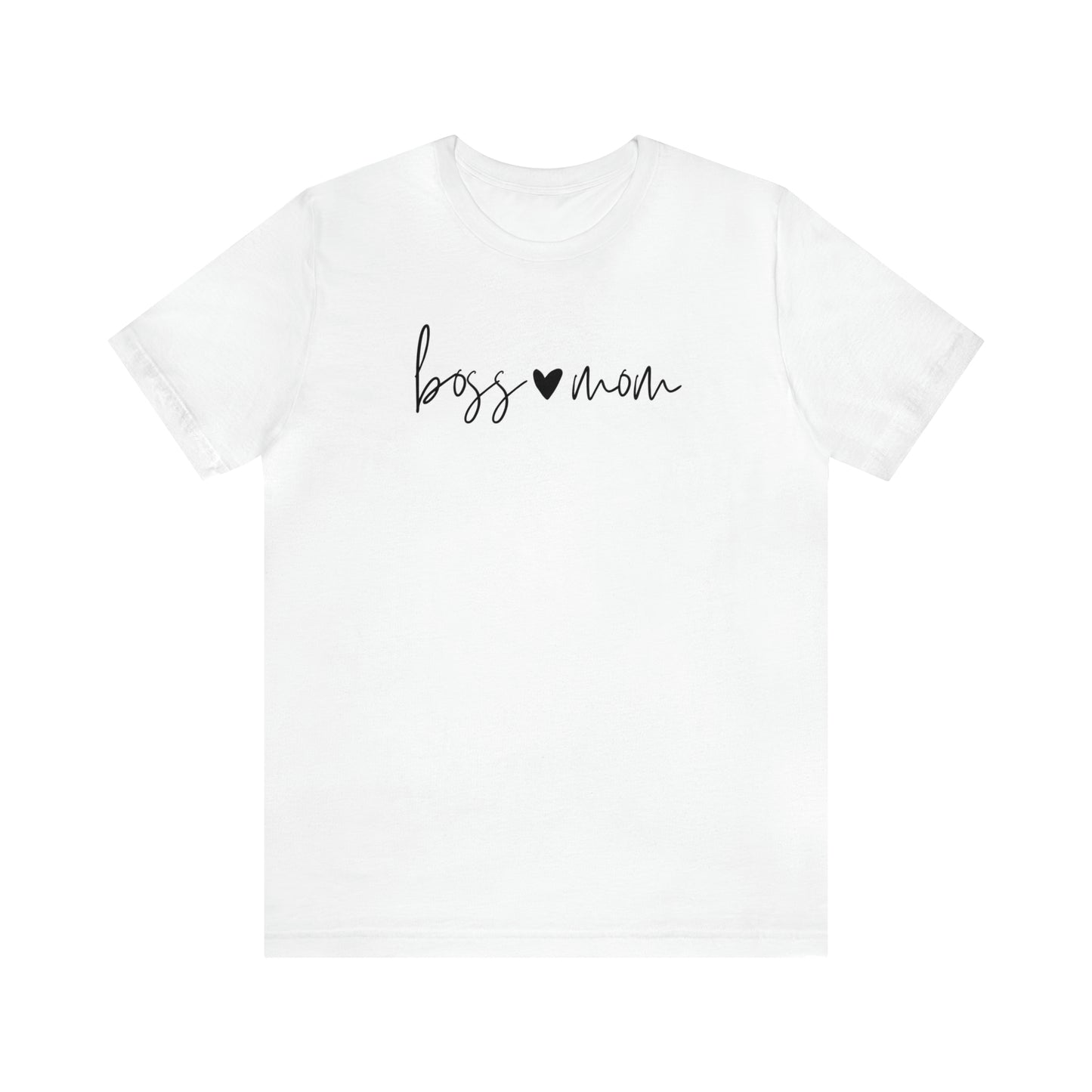 "Boss Mom" T-Shirt | Mom Life Shirt | Trendy Dog Mom Apparel | Birthday Gift Ideas for Dog Mom | Dog Mama Shirt | Dog Mom Shirt | Gift Idea for Mom of Fur Baby | Mom of Dogs Shirt | Pet Mom Shirt