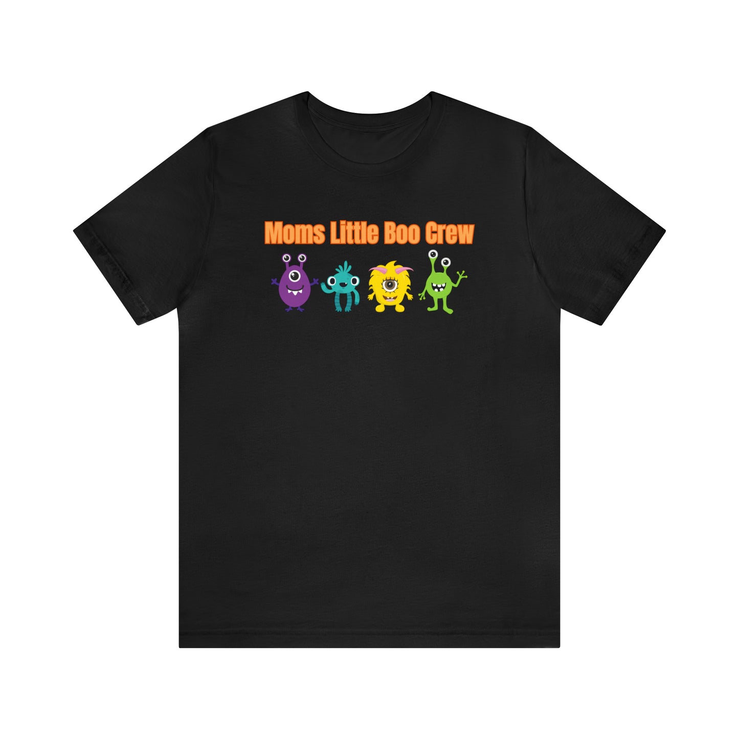 "Moms Little Boo Crew 4" T-shirt | Mom of 4 Halloween Shirt | Mama Halloween Shirt | Trendy Halloween Apparel | Funny Halloween T-Shirts for Moms | Monster Halloween Mom Shirt | Witchy Mom Shirt | Birthday Gift Ideas for Moms that Love Halloween