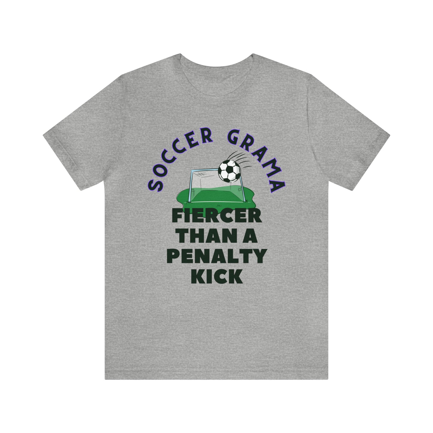 "Soccer Grama Fiercer Than a Penalty Kick" T-Shirt | Grandma Soccer Shirt | Soccer Grama Tee | Soccer Grandma Apparel | Funny Grandma Shirt | Gift for Soccer Grandmas | Mother's Day Gift Ideas for Grama | Soccer Grandma Tee