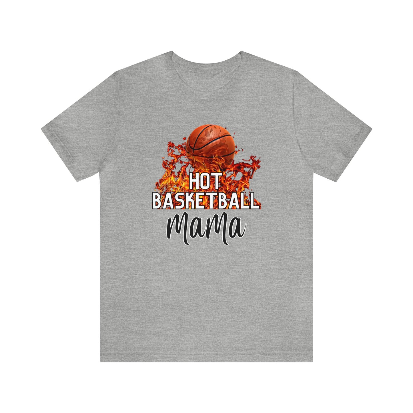 "Hot Basketball Mama" T-Shirt | Gift Idea for Basketball Moms | Trendy Basketball Mom Apparel | Basketball Mom Tee | Basketball Mom Shirt | Basketball Mama Tee | Basketball Mama Apparel | Basketball Mama Shirt