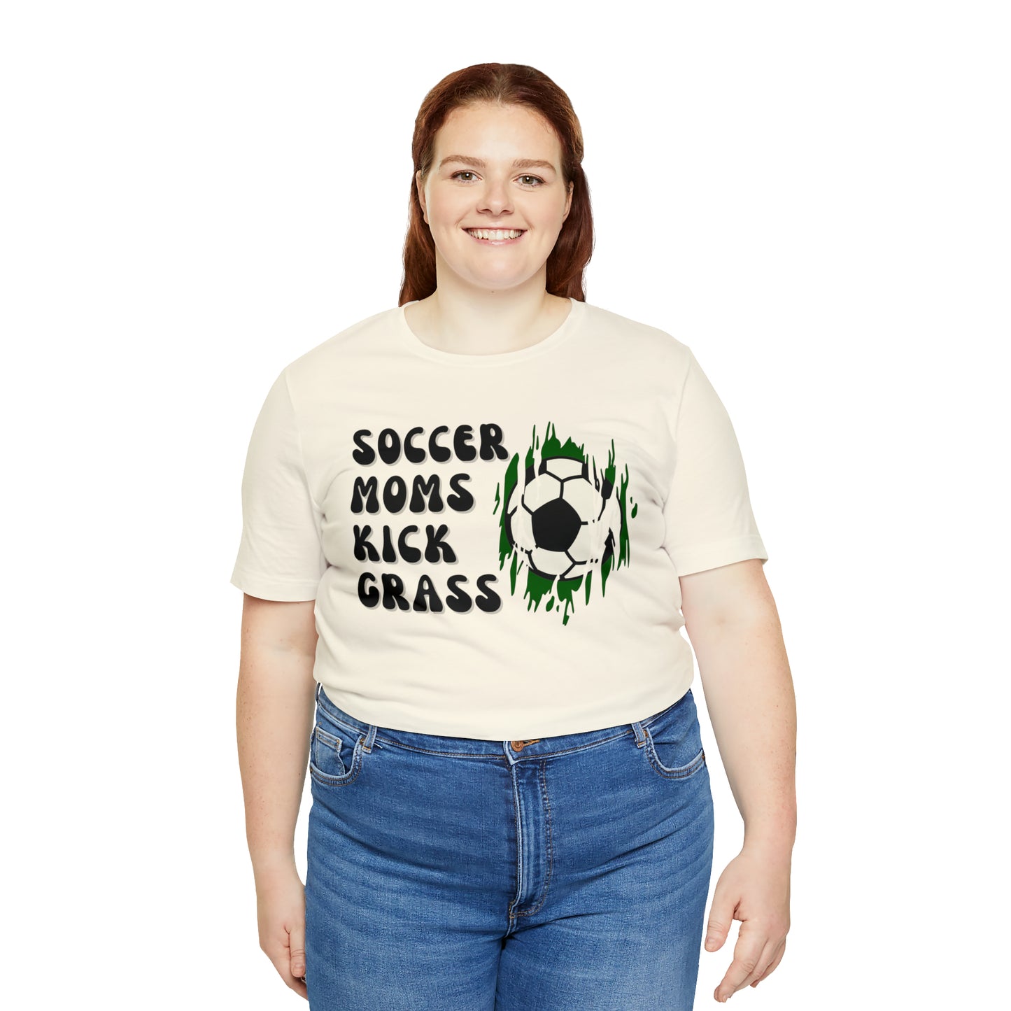 "Soccer Moms Kick Grass" T-Shirt | Humorous Soccer Mom Shirt | Soccer Mom Tee Gifts for Her | Funny Soccer Mom Shirt | Christmas Gifts for Soccer Moms | Funny Soccer Mom Tee | Gifts for Soccer Moms | Soccer Mama Shirt