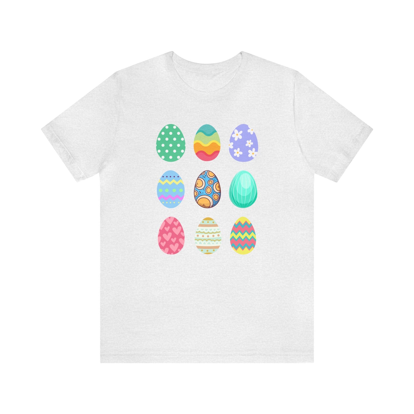 "Easter Eggs" T-Shirt | Easter Egg Shirt for Women | Ladies Easter Shirt with Easter Eggs | Gift for Her | Easter Egg Tee | Easter Apparel for Ladies | Women's Easter Tee Shirt