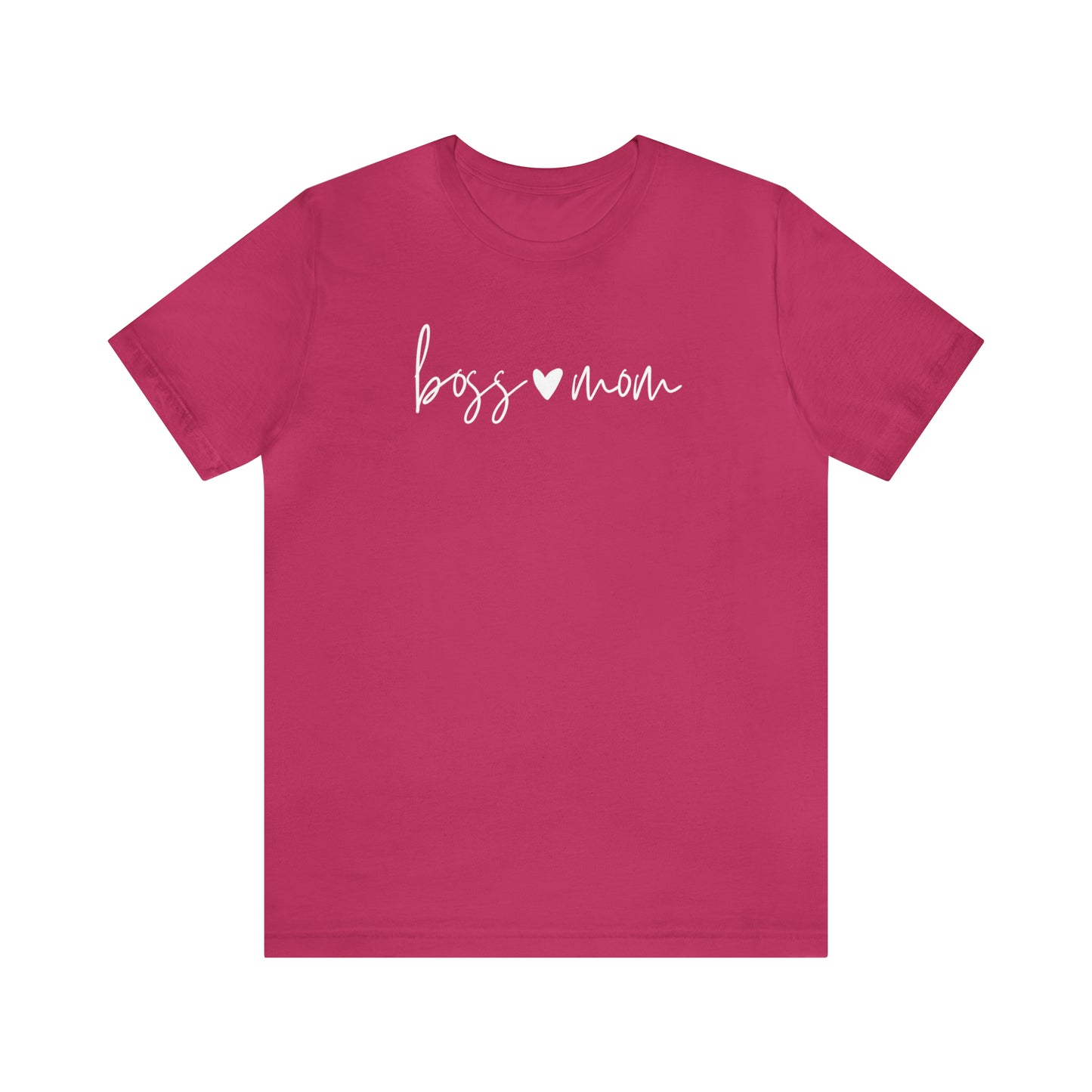 "Boss Mom" T-Shirt | Mom Life Shirt | Trendy Dog Mom Apparel | Birthday Gift Ideas for Dog Mom | Dog Mama Shirt | Dog Mom Shirt | Gift Idea for Mom of Fur Baby | Mom of Dogs Shirt | Pet Mom Shirt