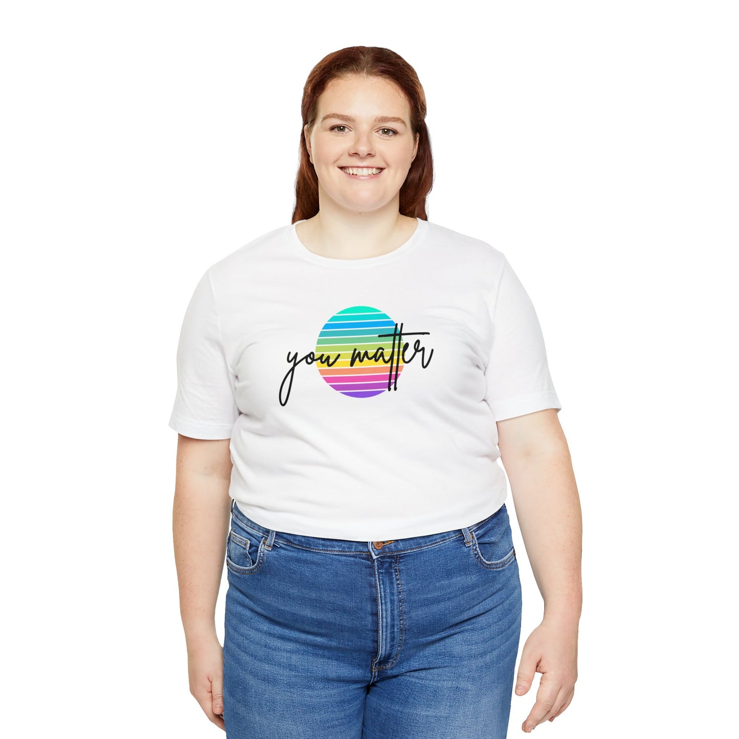 "You Matter" T-Shirt | Inclusive Apparel | Cute and Trendy Mom Fashion | Pride Tee | Proud Mom of an LGBTQ+ Child Tee | Pride Month Gift Ideas for Women | LGBTQ+ Shirts | LGBTQ+ Mom Christmas Gift | LGBTQ+ Shirt