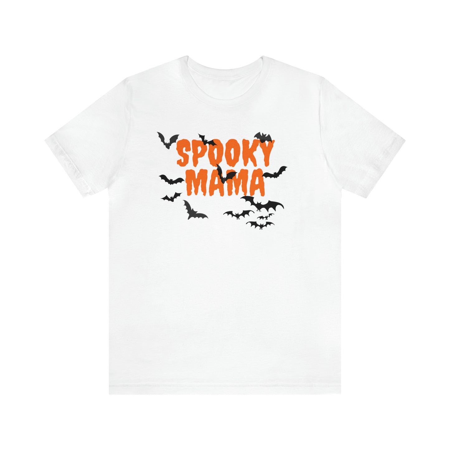 "Spooky Mama" T-Shirt | Halloween Shirts for Moms | Cute and Trendy Halloween Apparel | Comfortable Halloween Yee for Every Day Wear | Birthday Gift Ideas for Mom