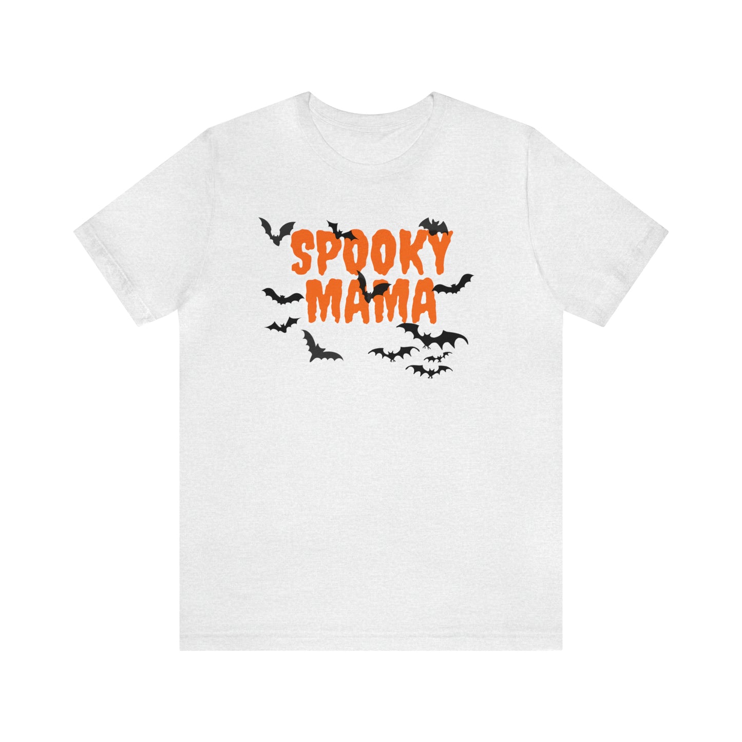 "Spooky Mama" T-Shirt | Halloween Shirts for Moms | Cute and Trendy Halloween Apparel | Comfortable Halloween Yee for Every Day Wear | Birthday Gift Ideas for Mom