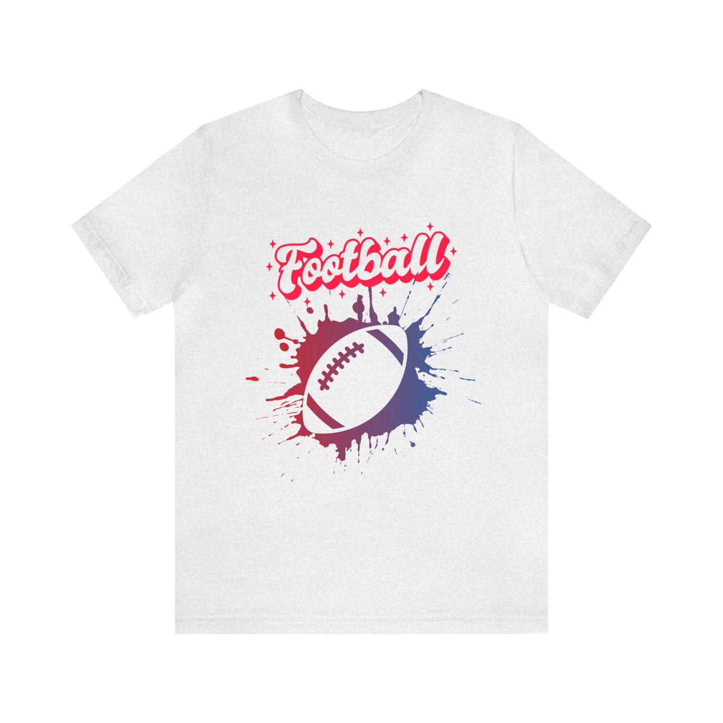 "Football" T-Shirt | Women's Football Apparel | Ladies Football Shirt | Football Mom Tee | Gifts for Female Football Fans | Game Day Shirt for Football | Womens Football Fan Shirt | Trendy Football Shirt