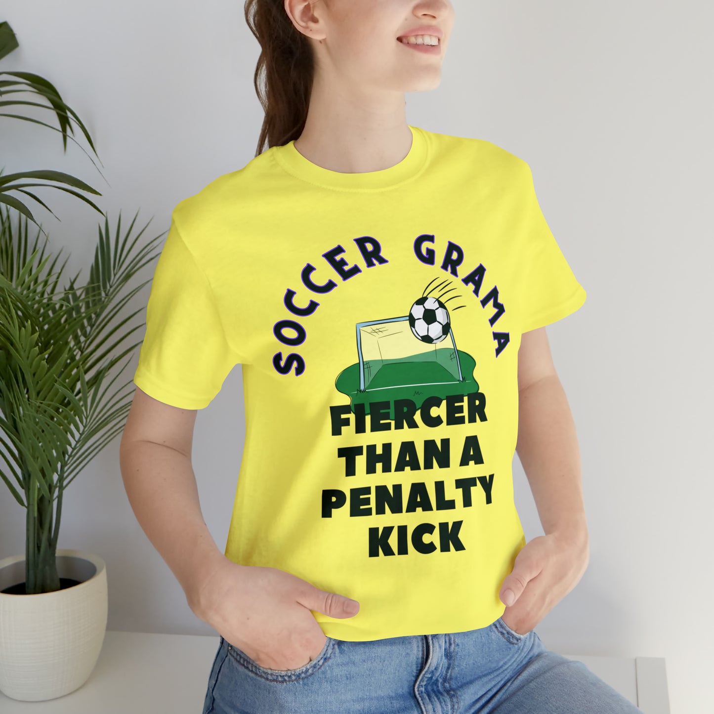 "Soccer Grama Fiercer Than a Penalty Kick" T-Shirt | Grandma Soccer Shirt | Soccer Grama Tee | Soccer Grandma Apparel | Funny Grandma Shirt | Gift for Soccer Grandmas | Mother's Day Gift Ideas for Grama | Soccer Grandma Tee