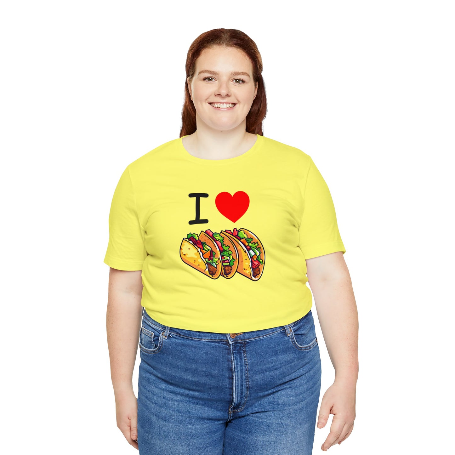 "I Love Tacos" T-Shirt | Funny Women's Valentine's Shirt | Ladies Valentine's Day Apparel | Ladies Funny Taco Shirt | Funny Gift Ideas for Her | True Love Shirt for Women