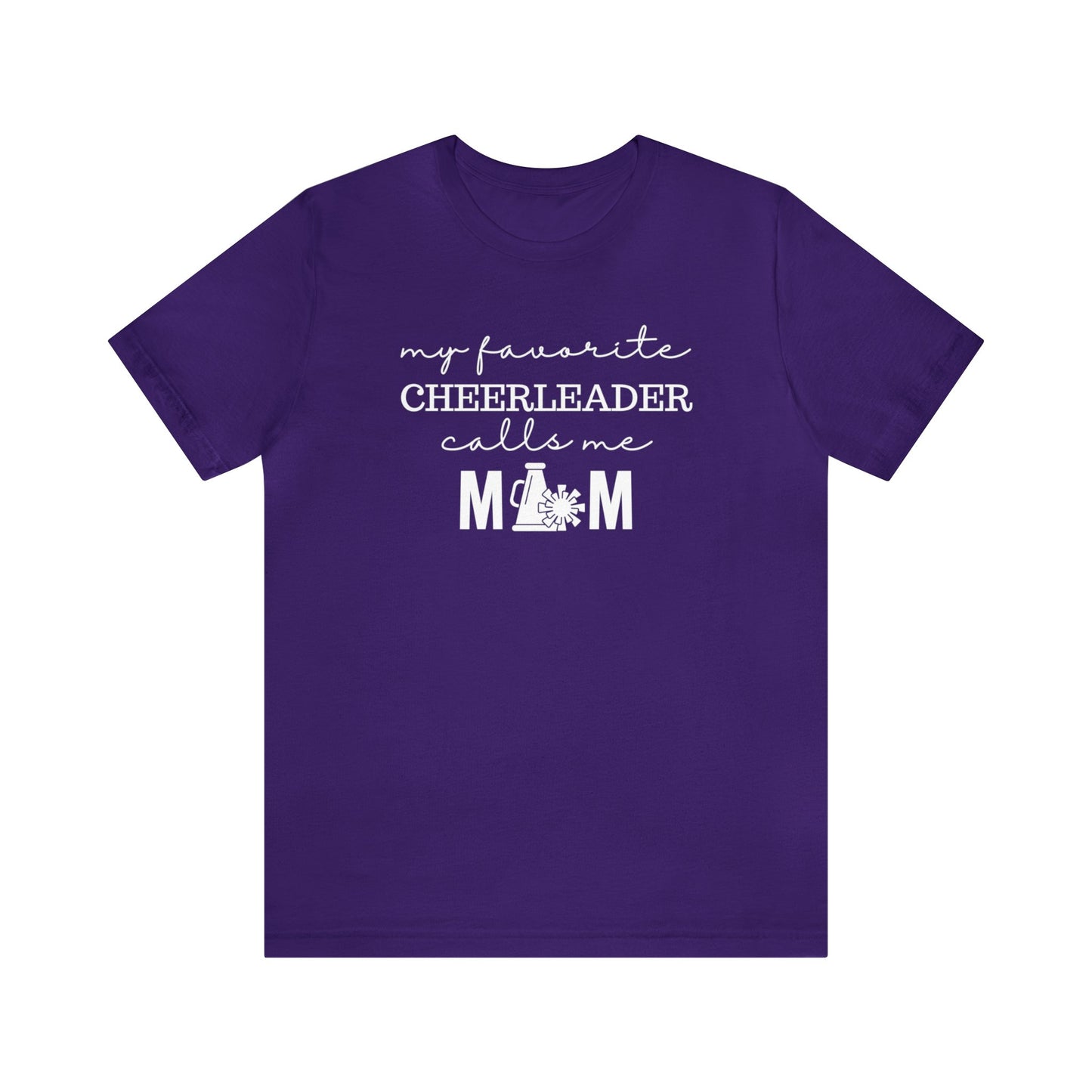 "My Favorite Cheerleader Calls Me Mom" T-Shirt | Cheerleader Mom Shirt | Cheer Mom Shirt | Proud Cheer Mom Tee | Cheer Mama Shirt | Cheerleader Mom Tee | Mother's Day Gift Ideas for Mom | Cheer Mom Apparel | Cheer Mom Gear | Cheer Mom Tee