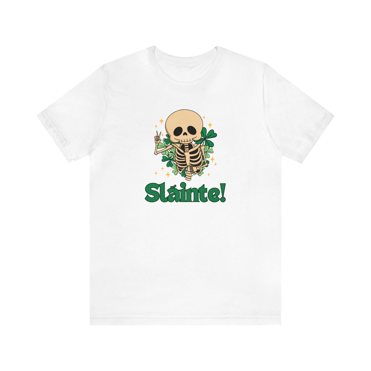 "Sláinte" T-Shirt | St. Patty's Day Tee Shirt for Women | Ladies Tee for St. Patrick's Day | Womens Tee for St. Patty's Day | Gift for Her | Women's St. Patty's Day Shirt