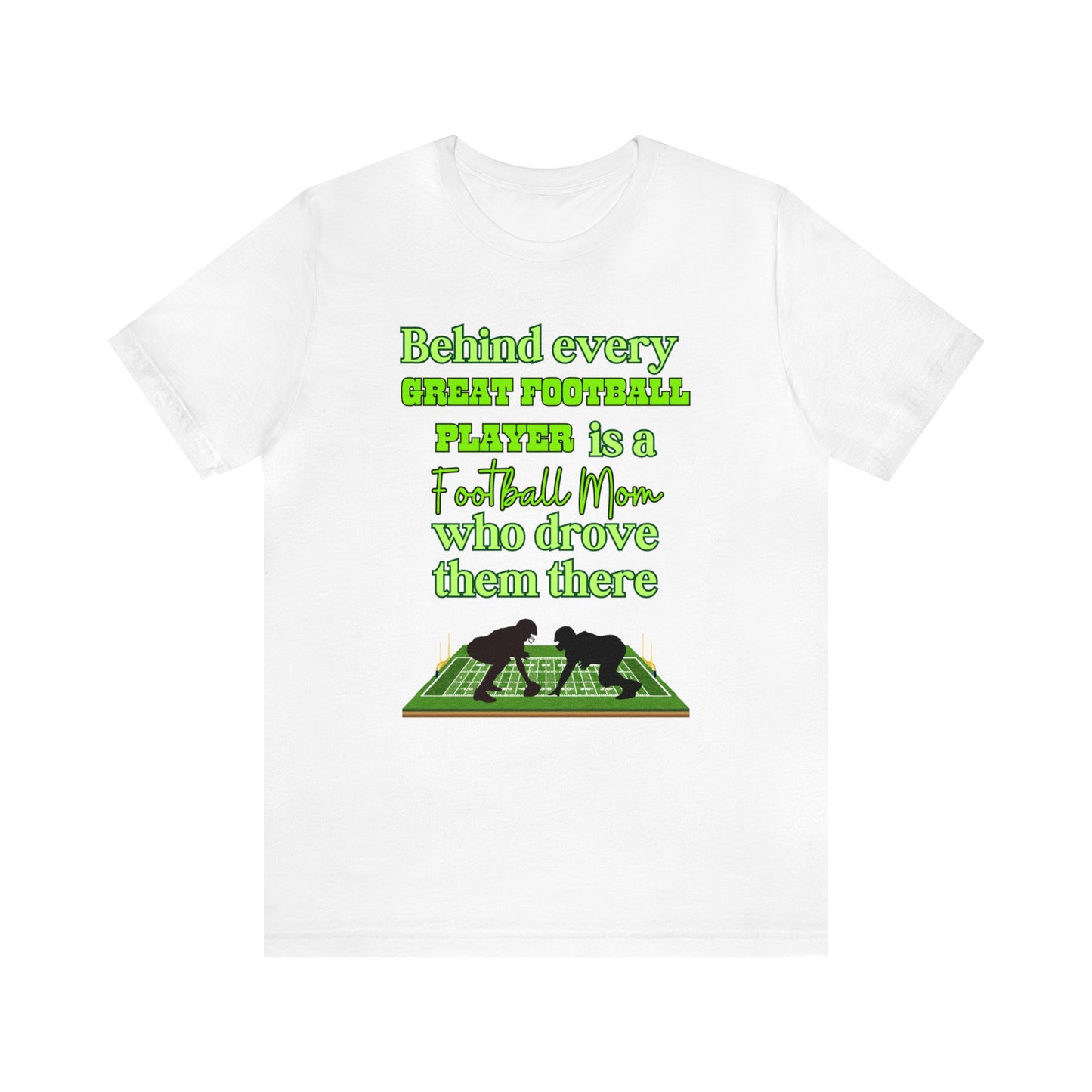 "Behind Every Great Football Player" T-Shirt | Funny Football Mom Shirt | Gifts for Football Moms | Humorous Football Mom Tee Shirt | Football Shirt to Make You Laugh | Mother's Day Gift Ideas | Football Shirt for Game Day