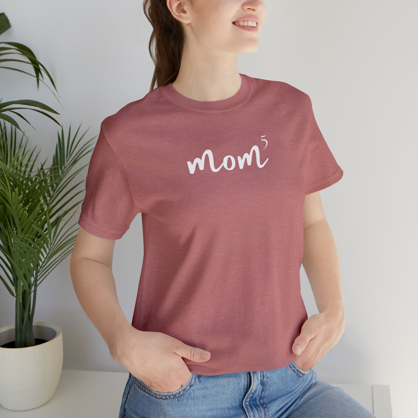 "Mom of 5" T-Shirt | Mother of Five Shirt | Mama of Five Shirt | Mom Shirt | Family Mom Apparel | Mother of Five Tee | Christmas Gift Ideas for Moms | Mom of Five Shirt | Comfortable Everyday Mom Wear | Cute Mom Tees | Family Mom Shirt