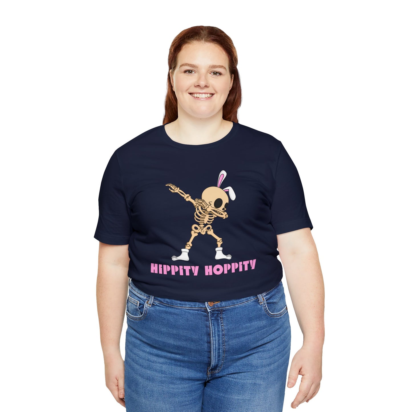 "Hippity Hoppity" T-Shirt | Funny Easter Tee for Women | Ladies Tee Shirt for Easter | Humorous Gift for Her | Easter Apparel for Women | Funny Easter Tee Shirt