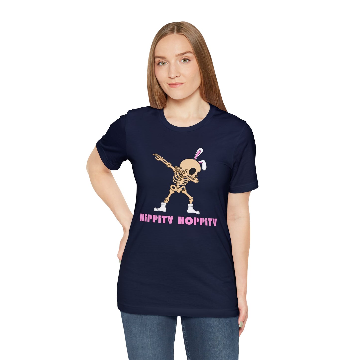 "Hippity Hoppity" T-Shirt | Funny Easter Tee for Women | Ladies Tee Shirt for Easter | Humorous Gift for Her | Easter Apparel for Women | Funny Easter Tee Shirt