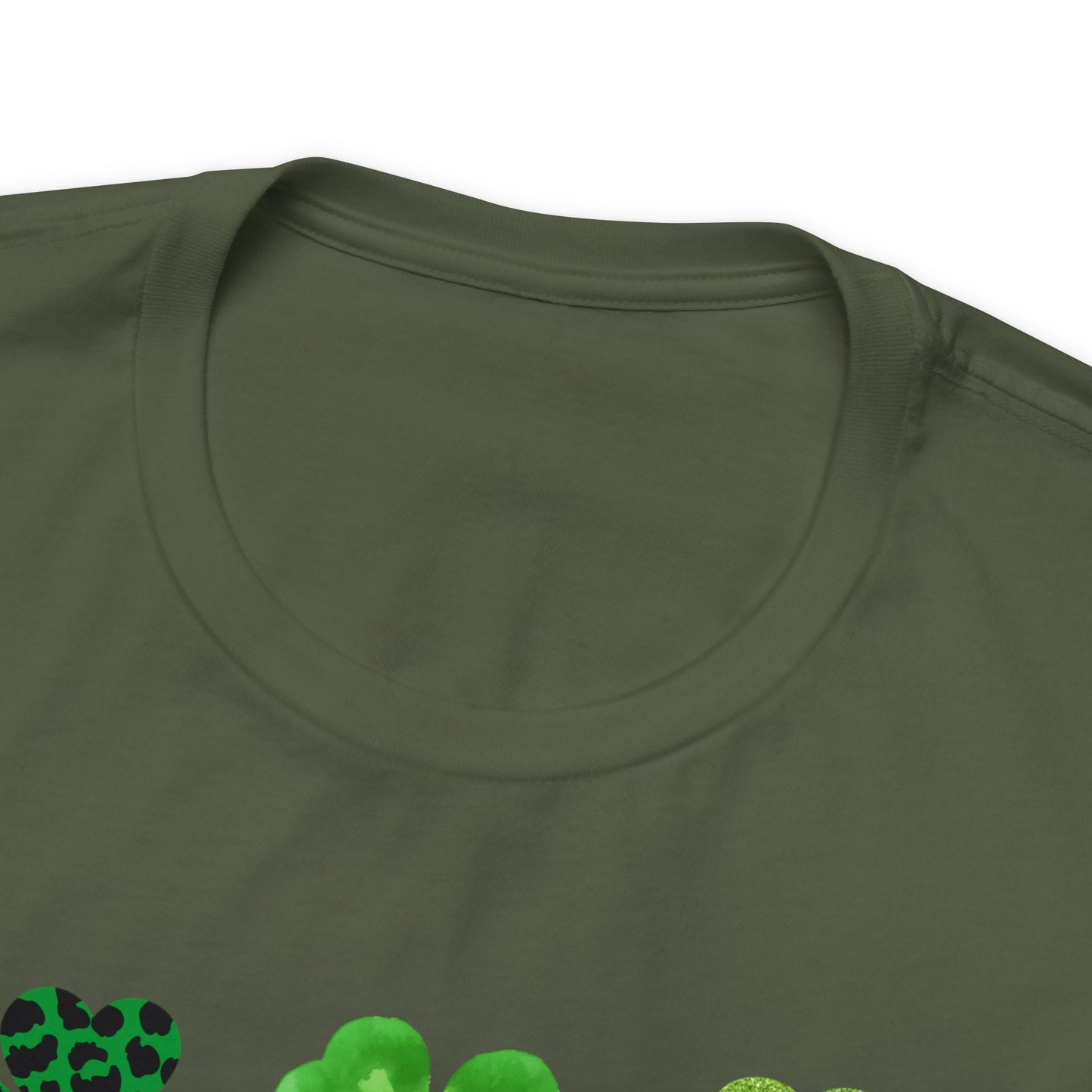 "Shamrocks" T-Shirt | Tee Shirt for St. Patrick's Day | Womens Shamrock Shirt | St .Patty's Day Shamrock Shirt for Ladies | St. Patty's Day Apparel for Women | Mom Shamrock Tee Shirt