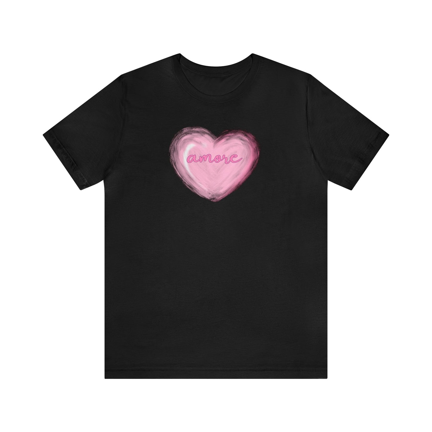 "Amore" T-Shirt | Simple Women's Valentine's Day Shirt | Gift for Her | Ladies Tee for V Day | Womens Love Shirt for Valentine's Day | V-Day Tee Shirt for Women