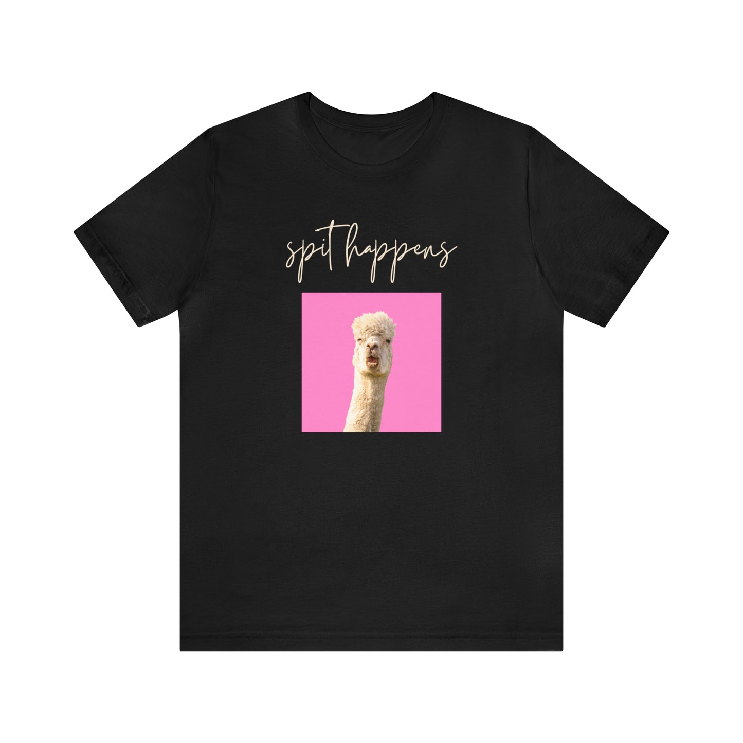 "Spit Happens" T-Shirt | Sarcastic Mom Shirt| Gift for Her | Sarcasm Shirt | Humorous Women's Shirt | Birthday Gifts for Women | Funny Llama Shirt | Funny Shirt for Women | Ladies Shirts | Sarcastic Shirt for Women | Funny Shirt for Friends