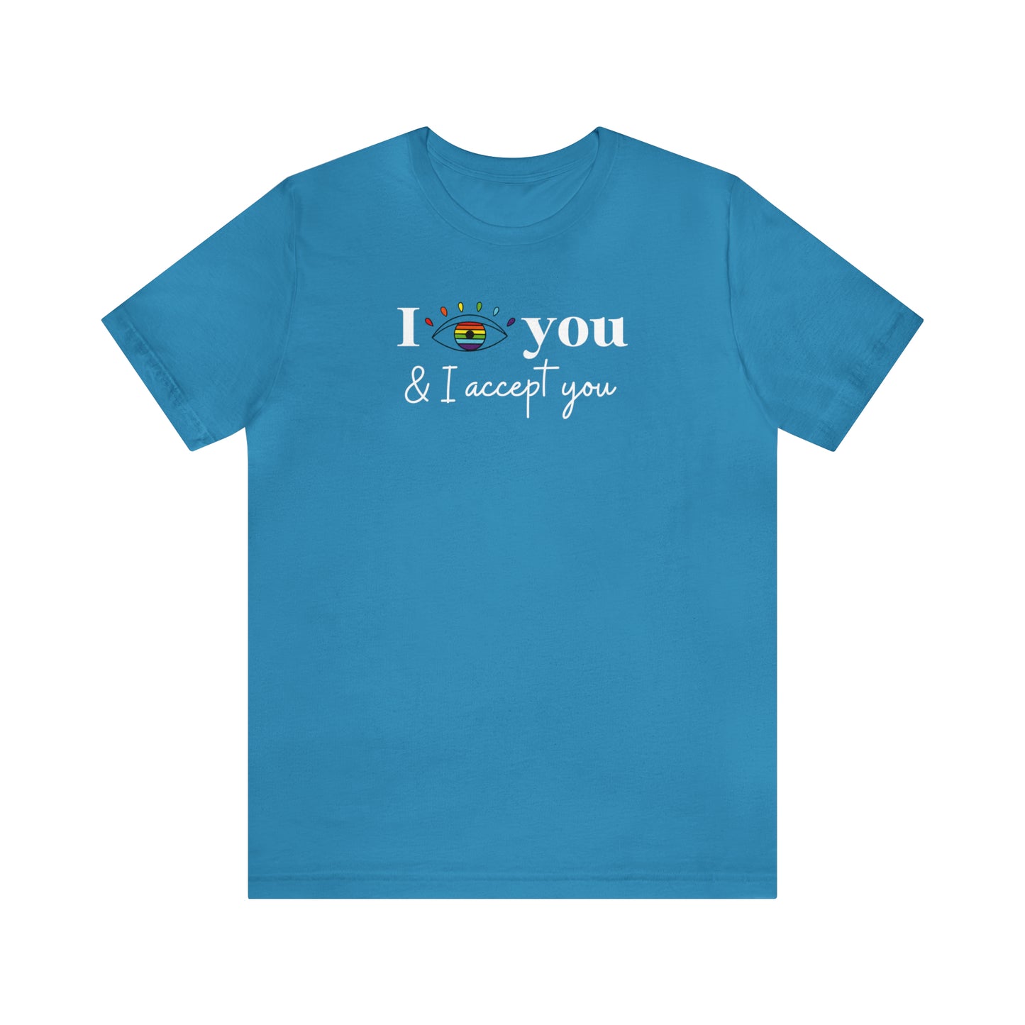 "I See You & I Accept You" T-Shirt | Pride Month Shirt | Inclusive Apparel | Christmas Gift for LGBTQ+ Mom | Pride Tee | LGBTQ+ Shirt | Proud Mom of an LGBTQ+ Child Tee | Pride Month Gift Ideas for Women | LGBTQ+ Shirts