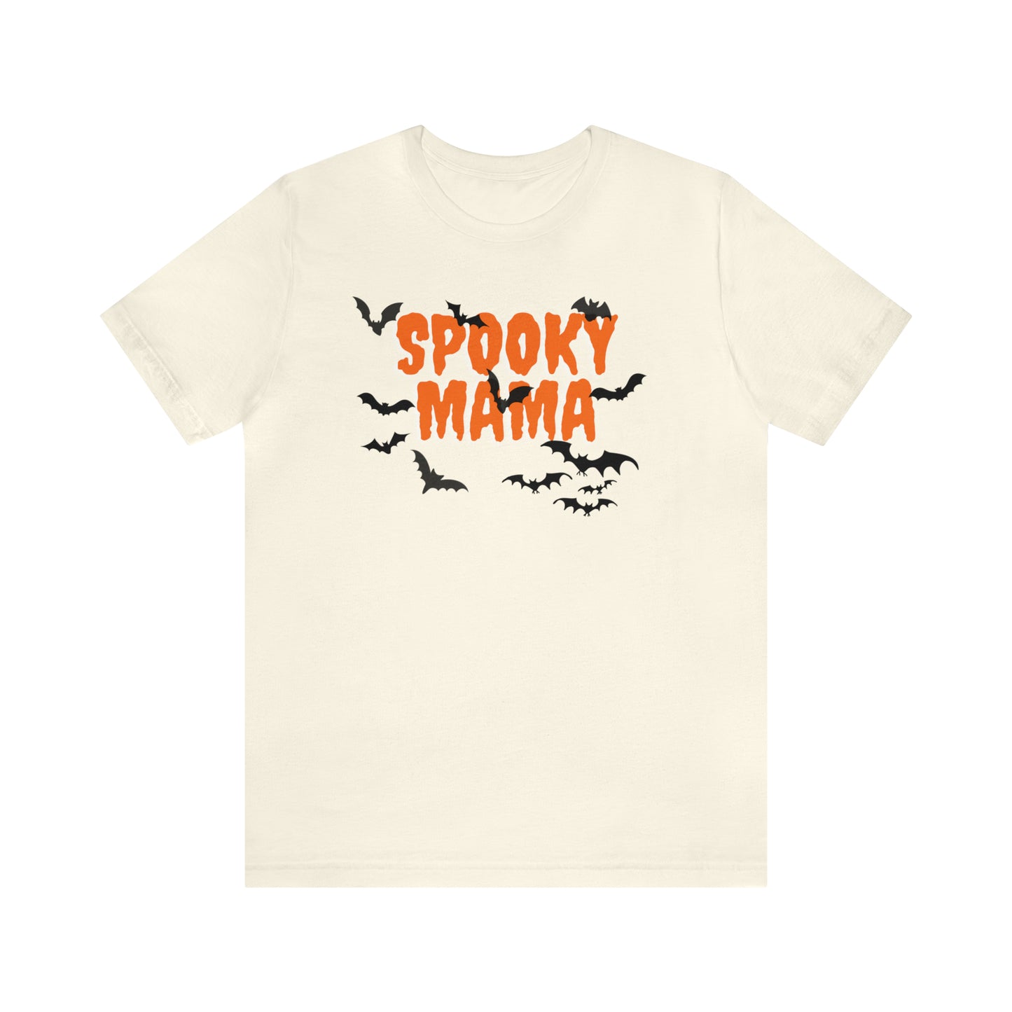 "Spooky Mama" T-Shirt | Halloween Shirts for Moms | Cute and Trendy Halloween Apparel | Comfortable Halloween Yee for Every Day Wear | Birthday Gift Ideas for Mom