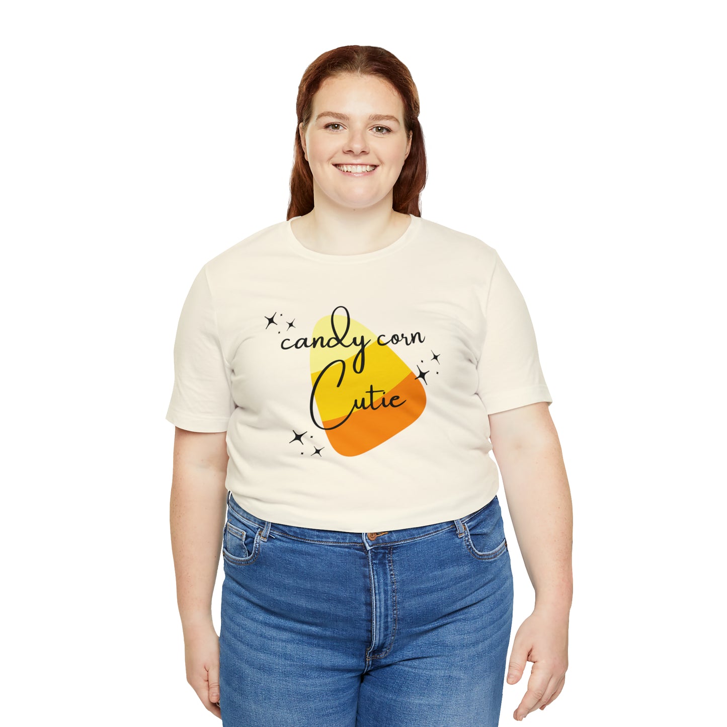 "Candy Corn Cutie" T-Shirt | Halloween Mom Shirt | Get in the Halloween Spirit with our Mom Halloween T-Shirts | Cute and Trendy Halloween Tee