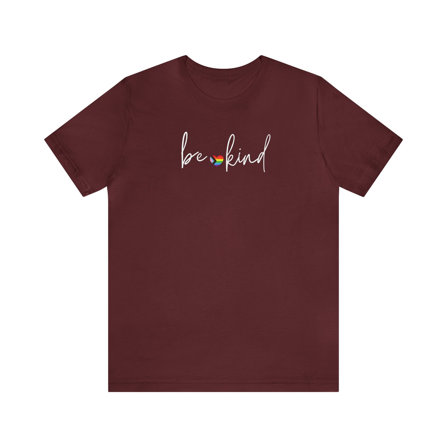 "Be Kind" T-Shirt | LGBTQ+ Shirt | Cute LGBTQ+ Mom Shirt | Pride Mom Tee | LGBTQ+ Shirts | Pride Month Gift Ideas for Women | Inclusive Apparel | Proud Mom of LGBTQ+ Child Tee | Pride Month Shirt