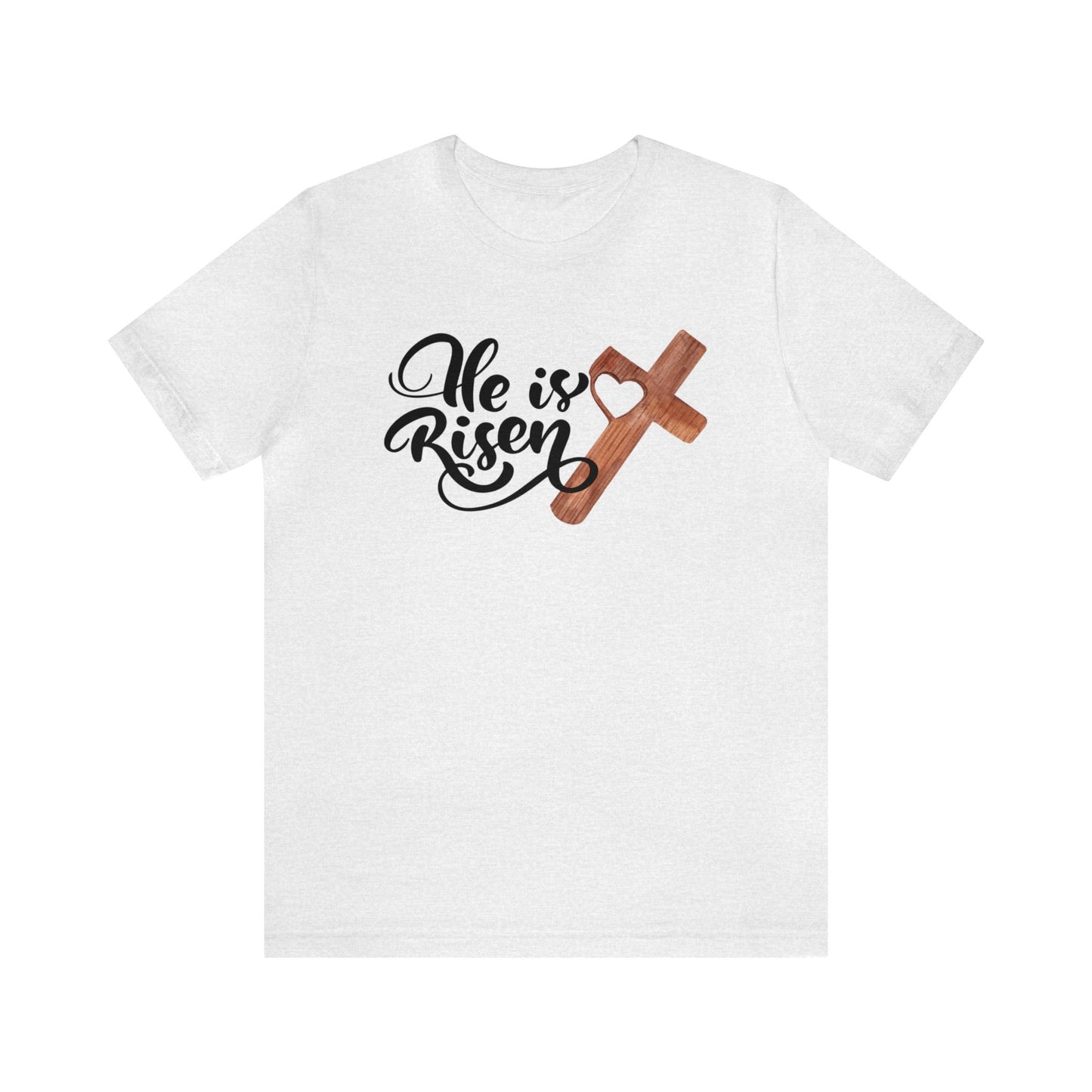 "He is Risen" T-Shirt | Religious Easter Shirt for Women | Easter Tee Shirt for Women with Meaning | Gift for Her | Religious Easter Apparel for Women | Women's Easter Tee Shirt