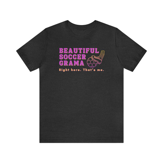 "Beautiful Soccer Grama" T-Shirt | Soccer Grama Shirt | Perfect Gift for Soccer Grandmas | Trendy Soccer Grandma Apparel | Funny Grama Shirt | Soccer Grama Tee | Mother's Day Gift Ideas for Grama