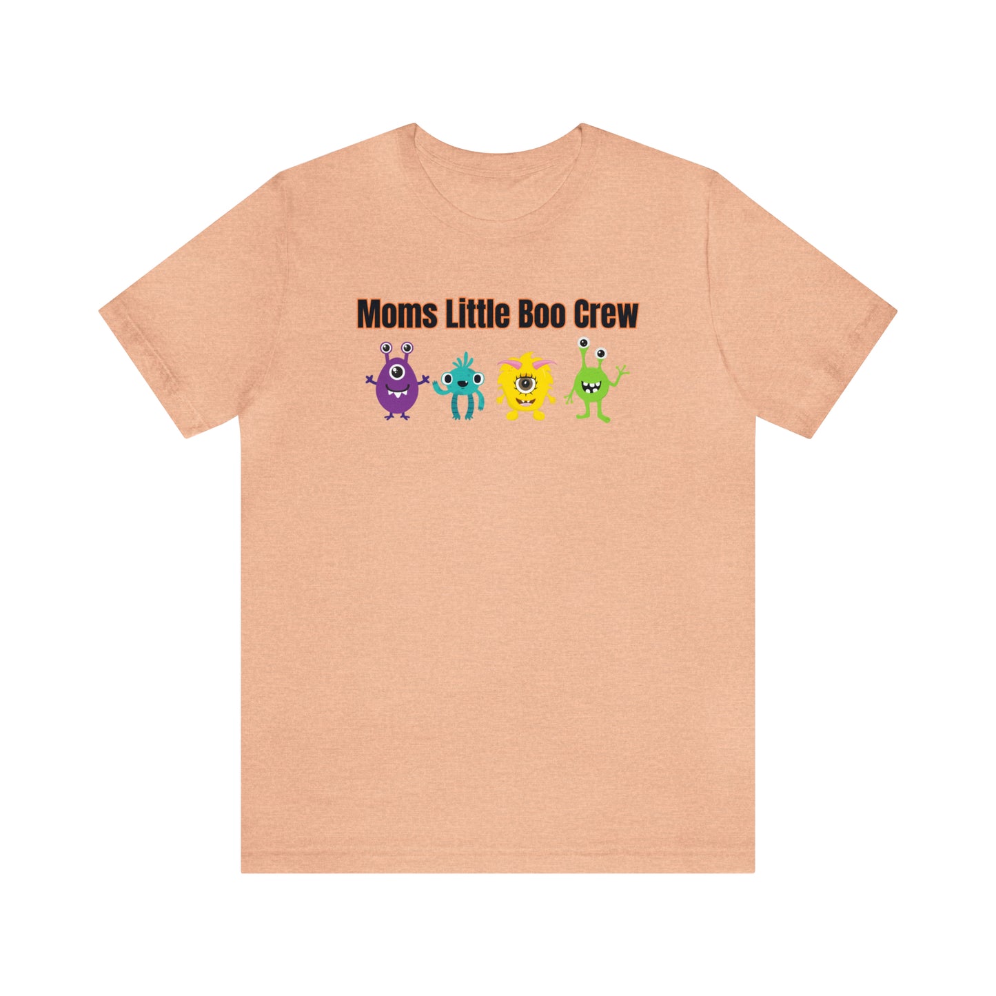 "Moms Little Boo Crew 4" T-shirt | Mom of 4 Halloween Shirt | Mama Halloween Shirt | Trendy Halloween Apparel | Funny Halloween T-Shirts for Moms | Monster Halloween Mom Shirt | Witchy Mom Shirt | Birthday Gift Ideas for Moms that Love Halloween