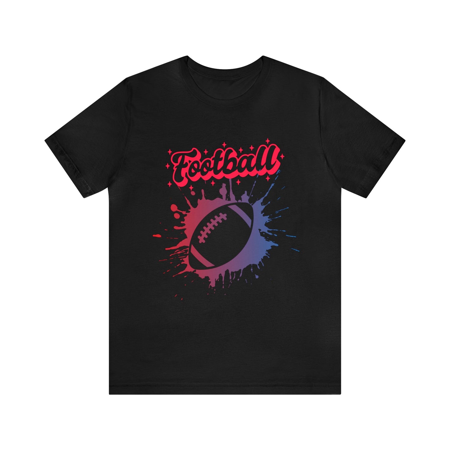 "Football" T-Shirt | Women's Football Apparel | Ladies Football Shirt | Football Mom Tee | Gifts for Female Football Fans | Game Day Shirt for Football | Womens Football Fan Shirt | Trendy Football Shirt