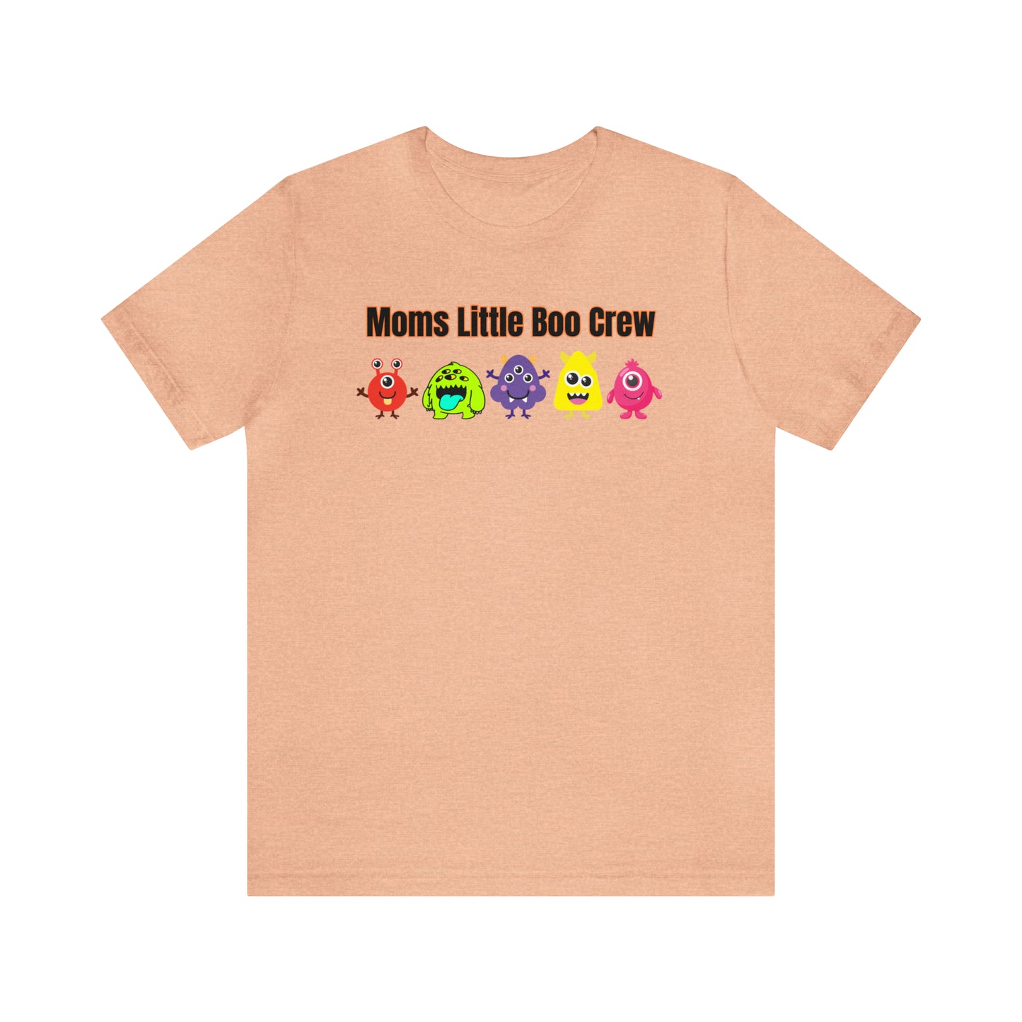 "Moms Little Boo Crew 5" T-shirt | Mom of 5 Halloween Shirt | Halloween Mom Shirt | Gift Ideas for Women Who Love Halloween | Trendy Halloween Apparel | Halloween Shirts With Sayings for Moms | Cute Halloween Shirt | Mama Halloween Shirt