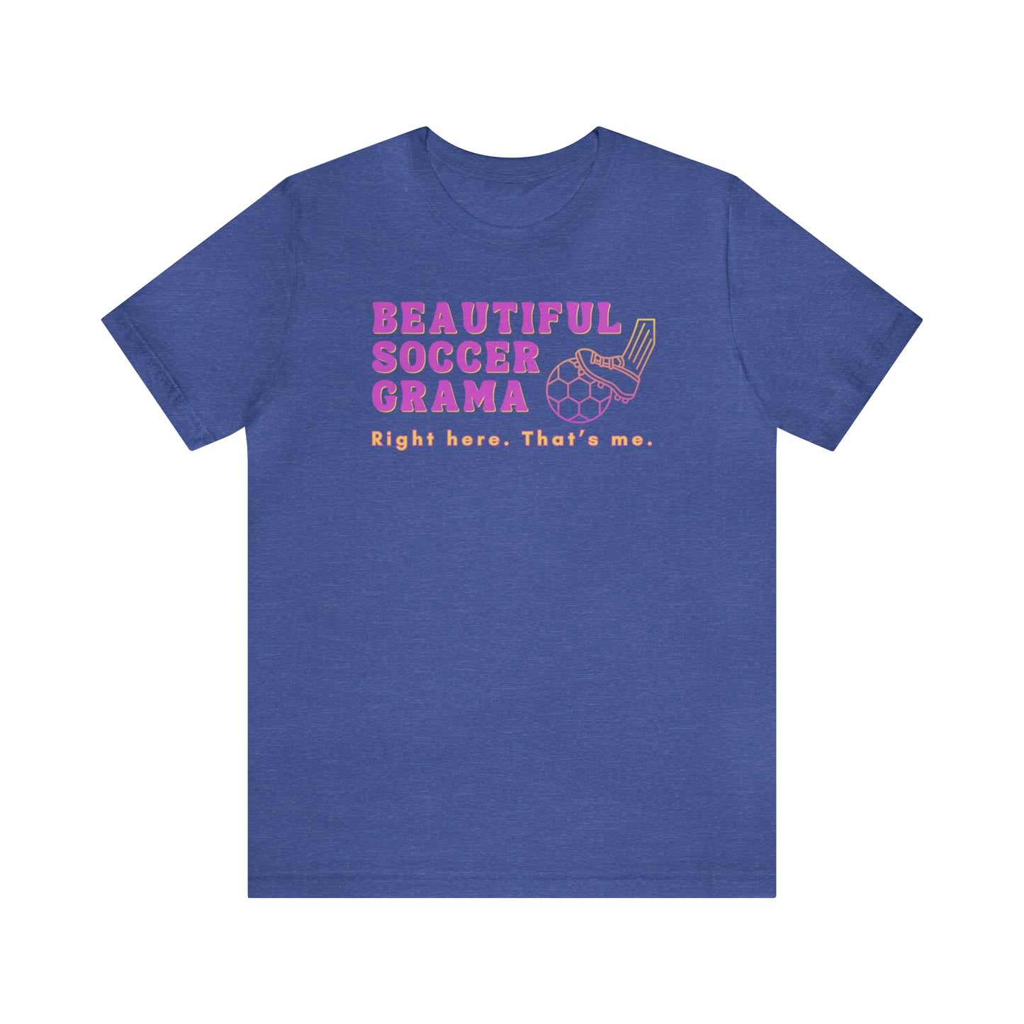 "Beautiful Soccer Grama" T-Shirt | Soccer Grama Shirt | Perfect Gift for Soccer Grandmas | Trendy Soccer Grandma Apparel | Funny Grama Shirt | Soccer Grama Tee | Mother's Day Gift Ideas for Grama