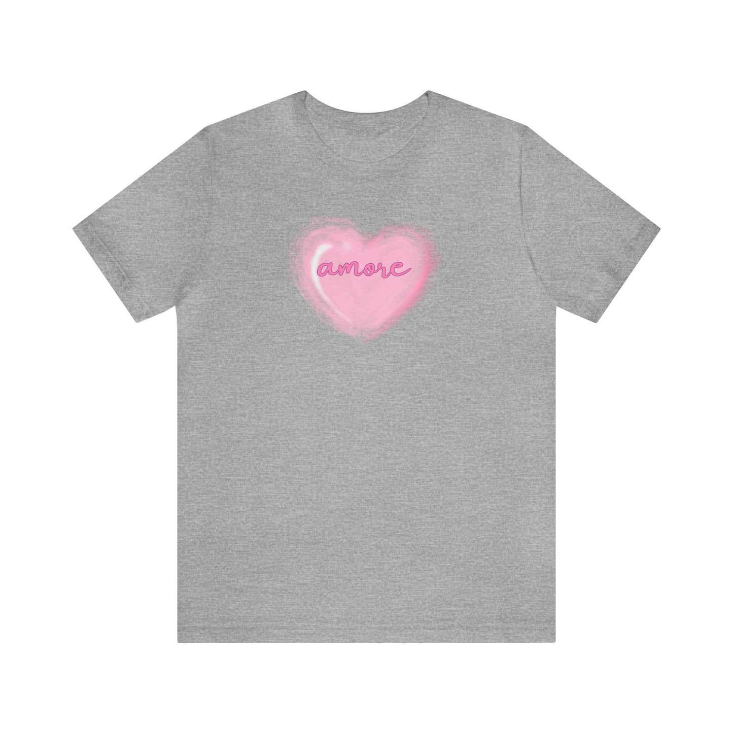 "Amore" T-Shirt | Simple Women's Valentine's Day Shirt | Gift for Her | Ladies Tee for V Day | Womens Love Shirt for Valentine's Day | V-Day Tee Shirt for Women