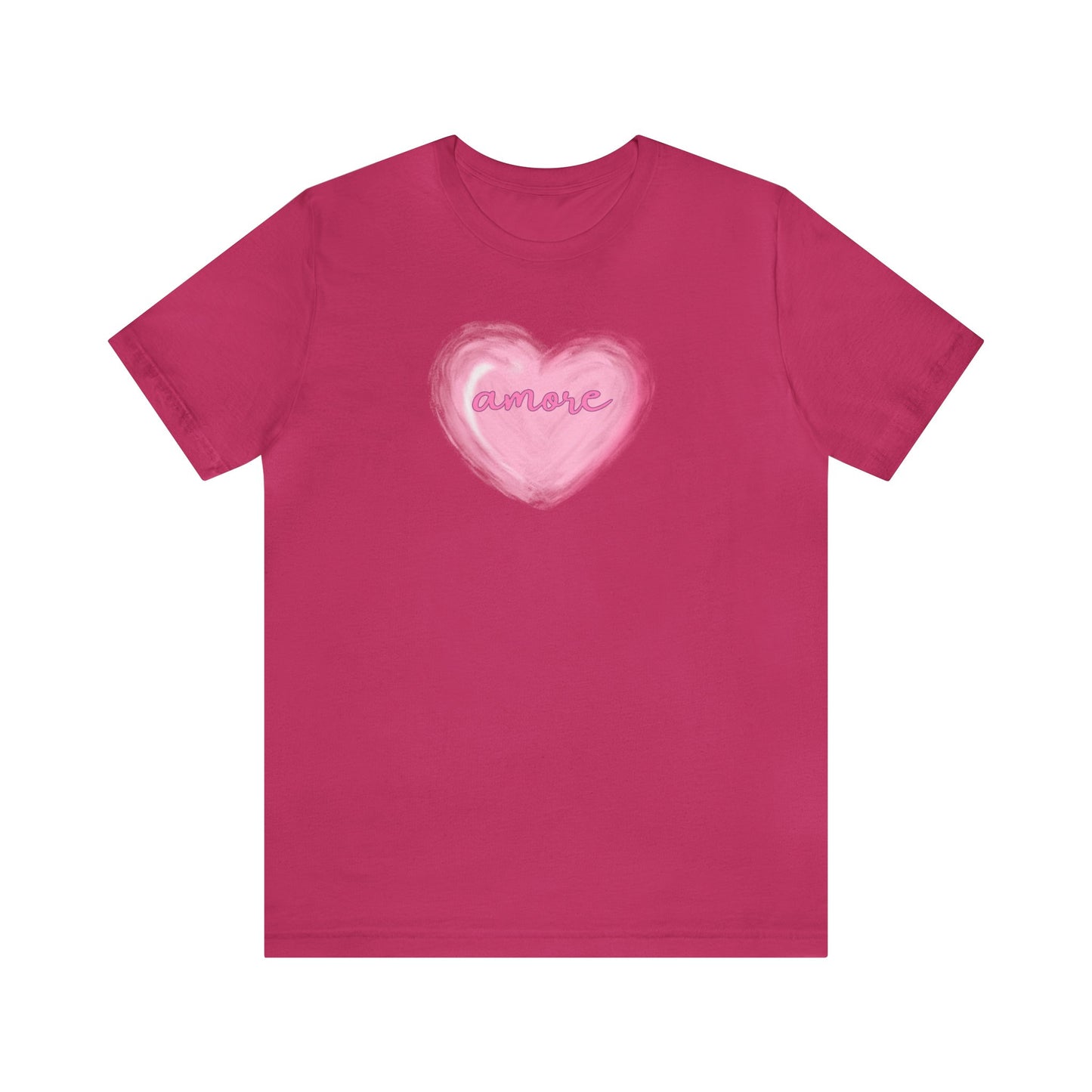 "Amore" T-Shirt | Simple Women's Valentine's Day Shirt | Gift for Her | Ladies Tee for V Day | Womens Love Shirt for Valentine's Day | V-Day Tee Shirt for Women