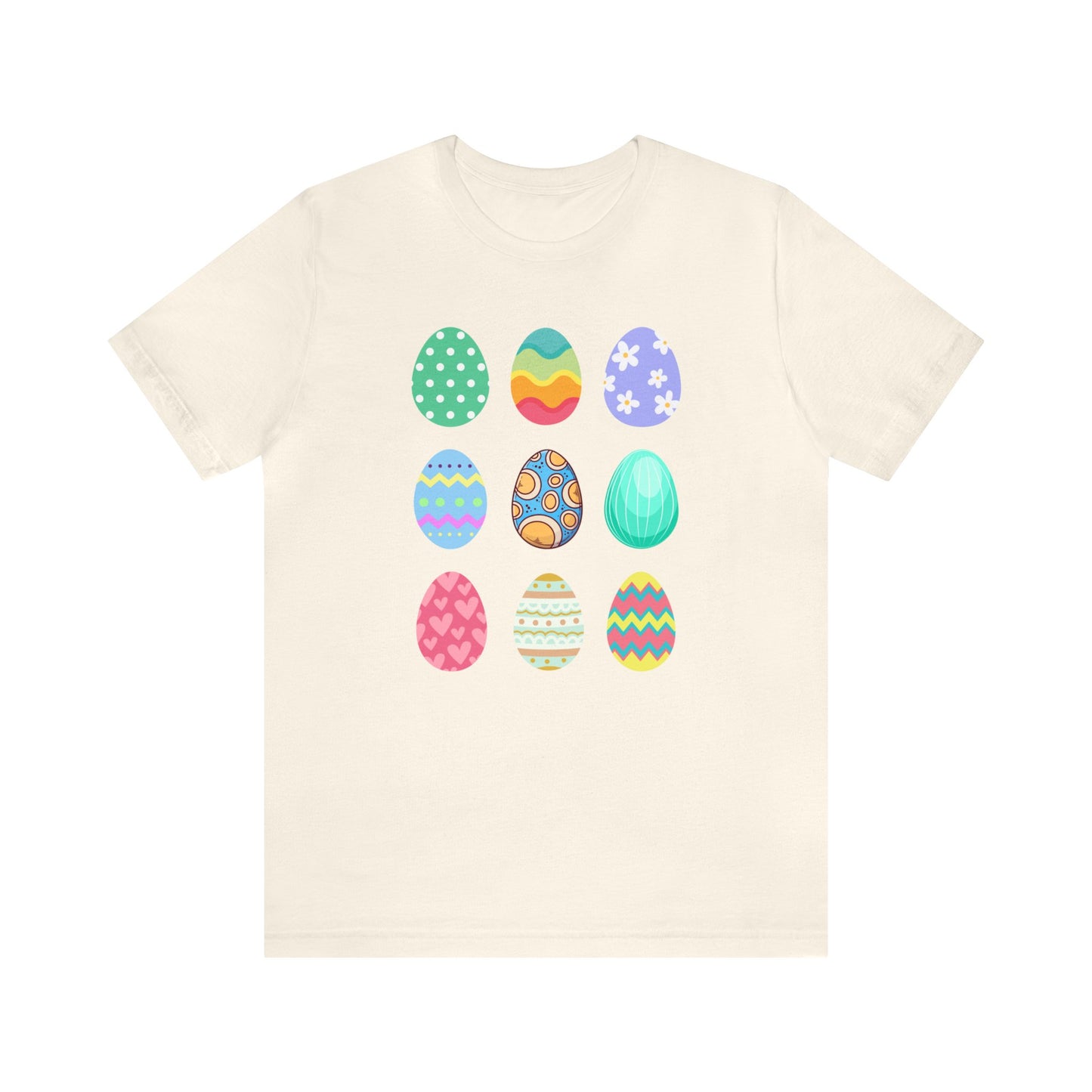 "Easter Eggs" T-Shirt | Easter Egg Shirt for Women | Ladies Easter Shirt with Easter Eggs | Gift for Her | Easter Egg Tee | Easter Apparel for Ladies | Women's Easter Tee Shirt