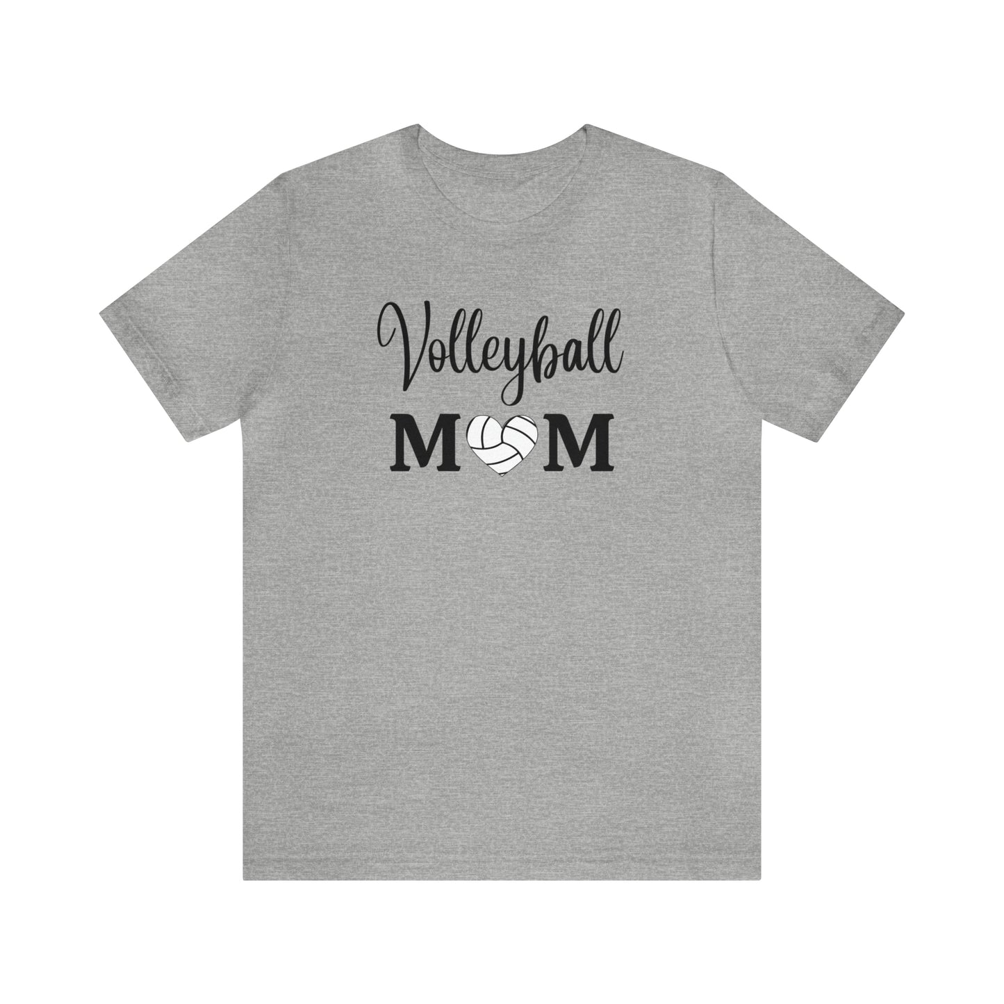 "Volleyball Mom" T-Shirt | Volleyball Mom Shirt | Gift Ideas for Volleyball Moms | Trendy Volleyball Mom Apparel | Mother's Day Gift Ideas for Moms | Comfortable Mom Clothing for Game Day | Volleyball Mama Shirt